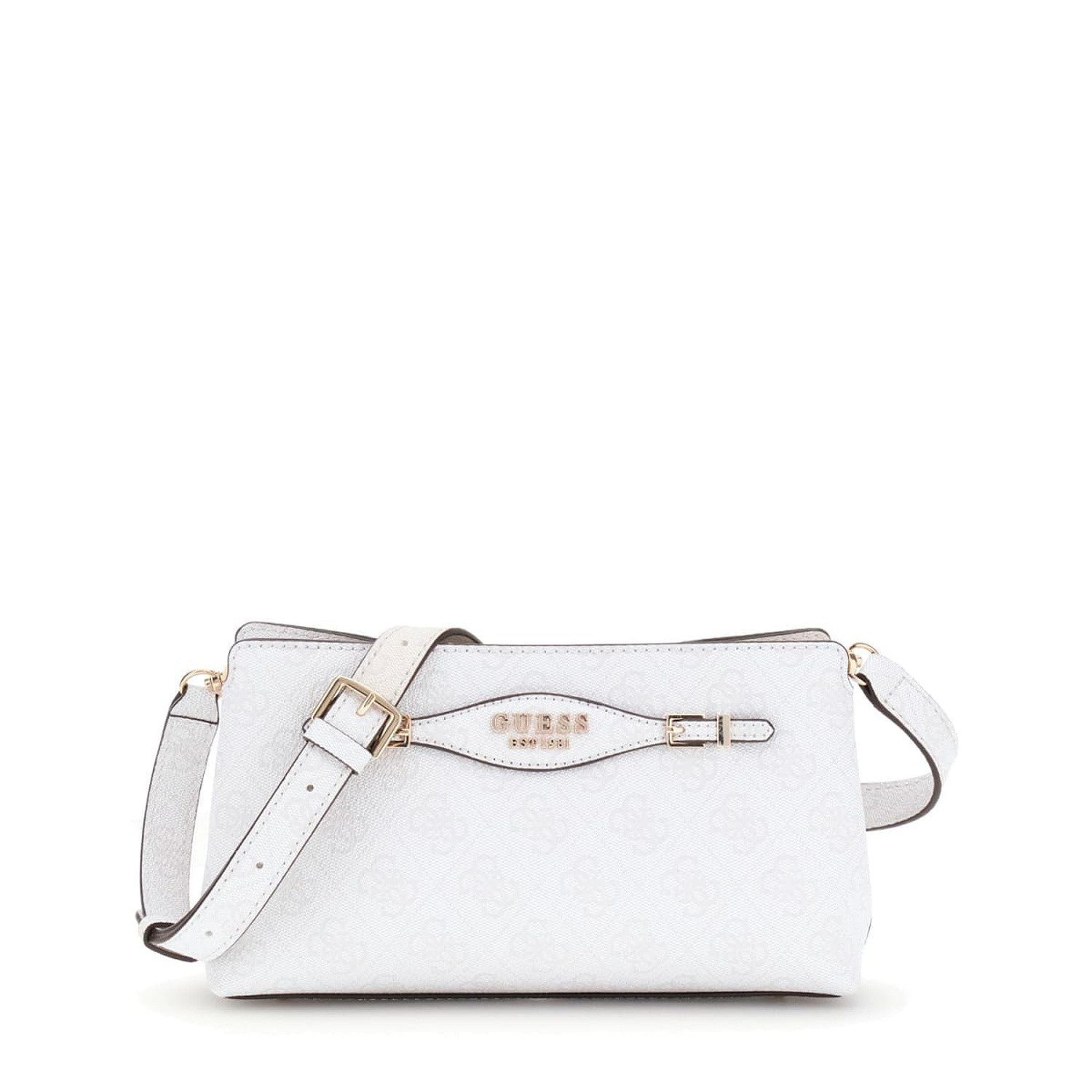 Guess Umhängetasche GUESS Umhängetasche Katya White Logo (1, 1-tlg., 1)