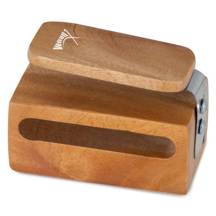 XDrum Cajon CW-S Cajon Woodblock - Montierbarer Holzblock Sehr durchsetzungsfähiger Klang