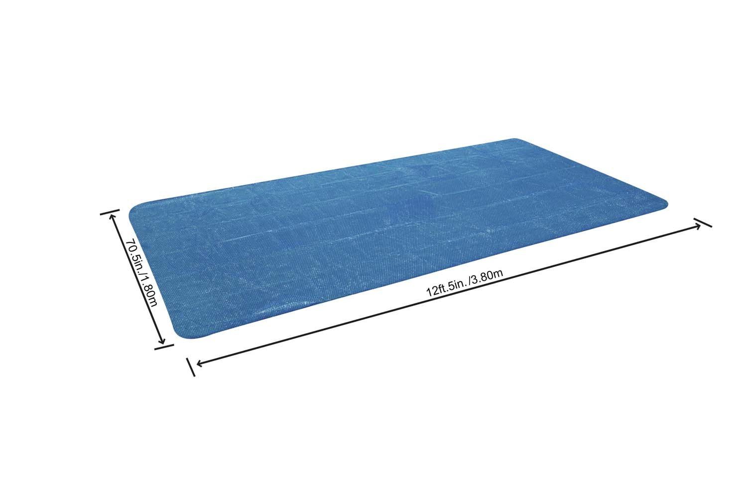 Bestway Pool-Abdeckplane Bestway 58240 - PE-Solarabdeckplane 380 x 180 cm, blau, eckig