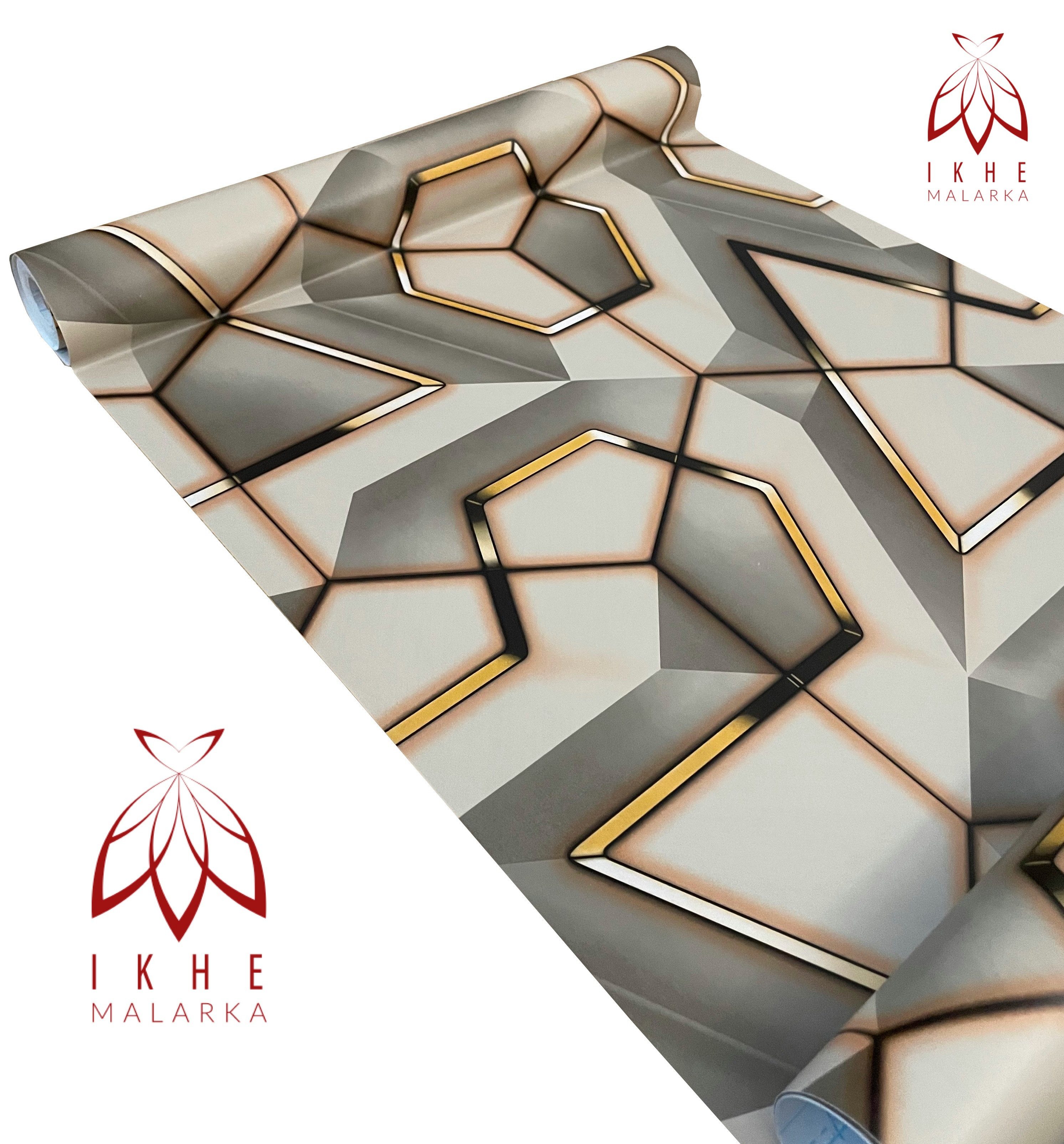 IKHEMalarka 3D-Tapete Selbstklebende PVC Folie Klebefolie, Aufkleber, (4,5m günstig online kaufen