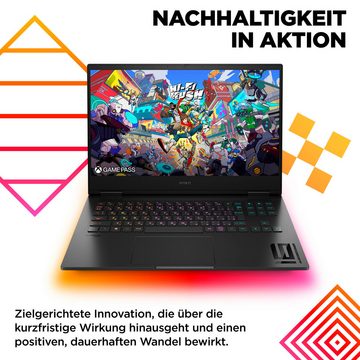 HP 16-wf1286ng Gaming-Notebook (40,89 cm/16,1 Zoll, Intel Core i9 14900HX, GeForce RTX 4080, 1000 GB SSD)