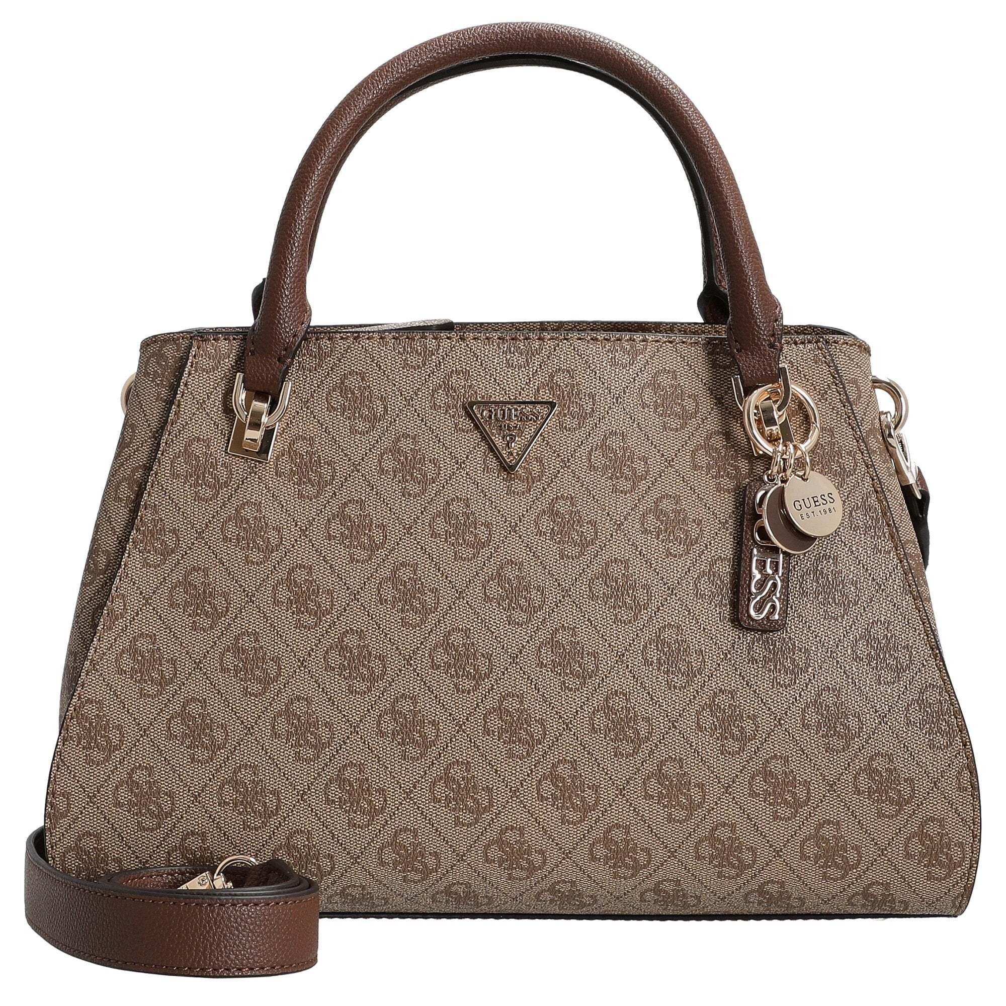Guess Handtasche Noelle II - Henkeltasche 31.5 cm (coal logo) (1-tlg)