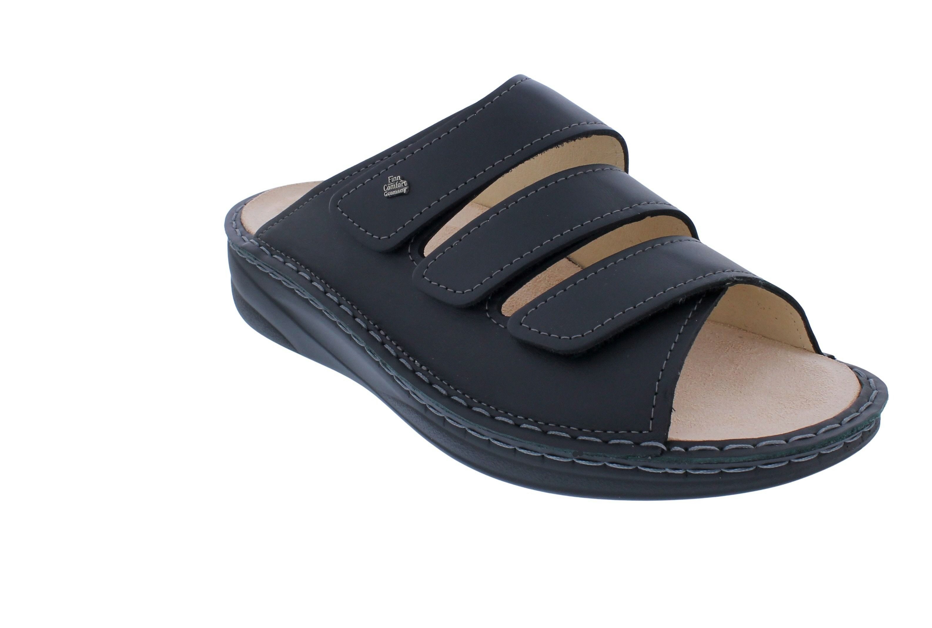 Finn Comfort Finn Comfort Pantolette 1702-615099, Glattleder, Schwarz, Extra weiche Pantolette