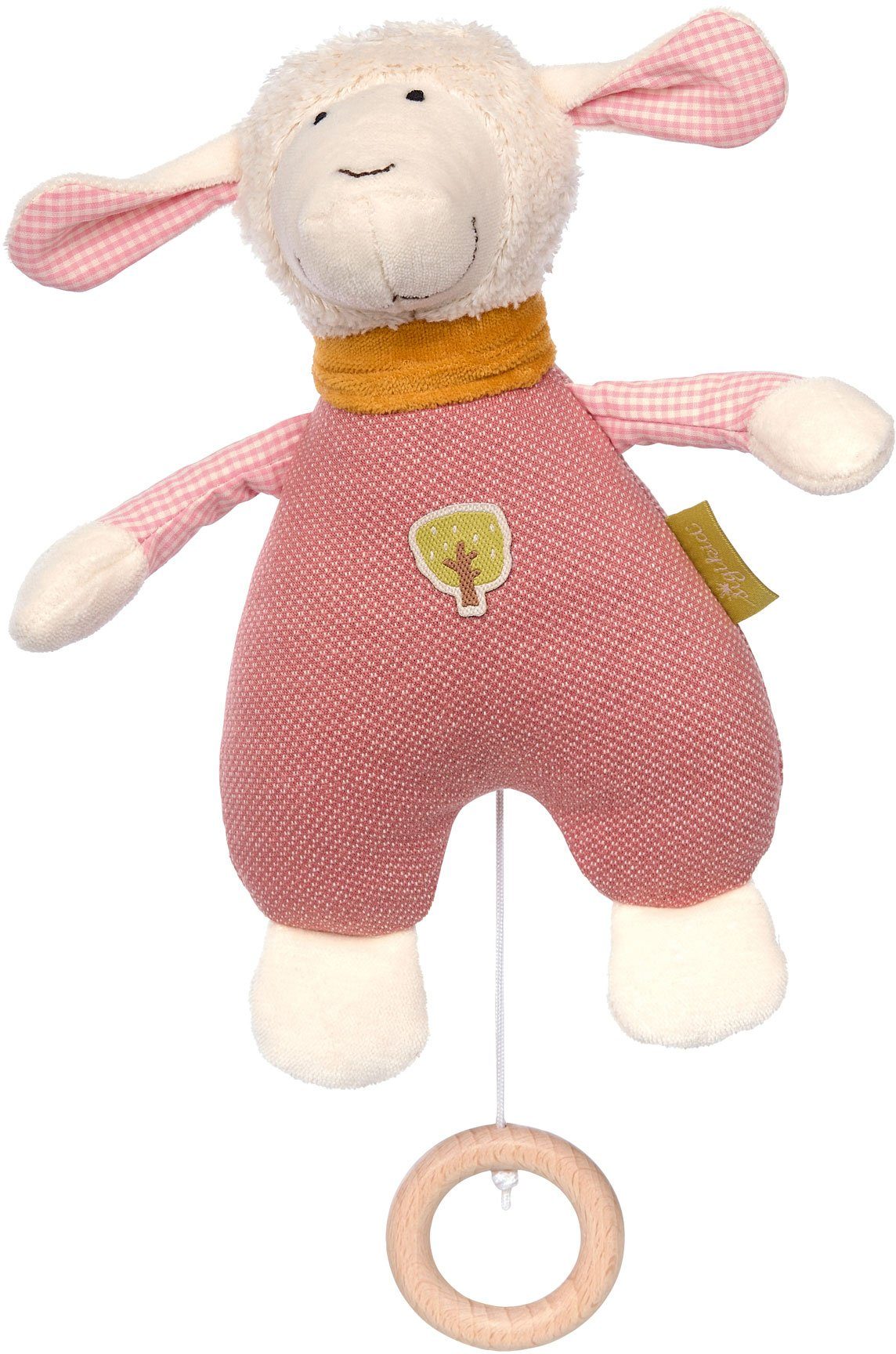 Sigikid Spieluhr Green Bio-Baumwolle Schaf, Europe; Made in Collection, Enthält rosa