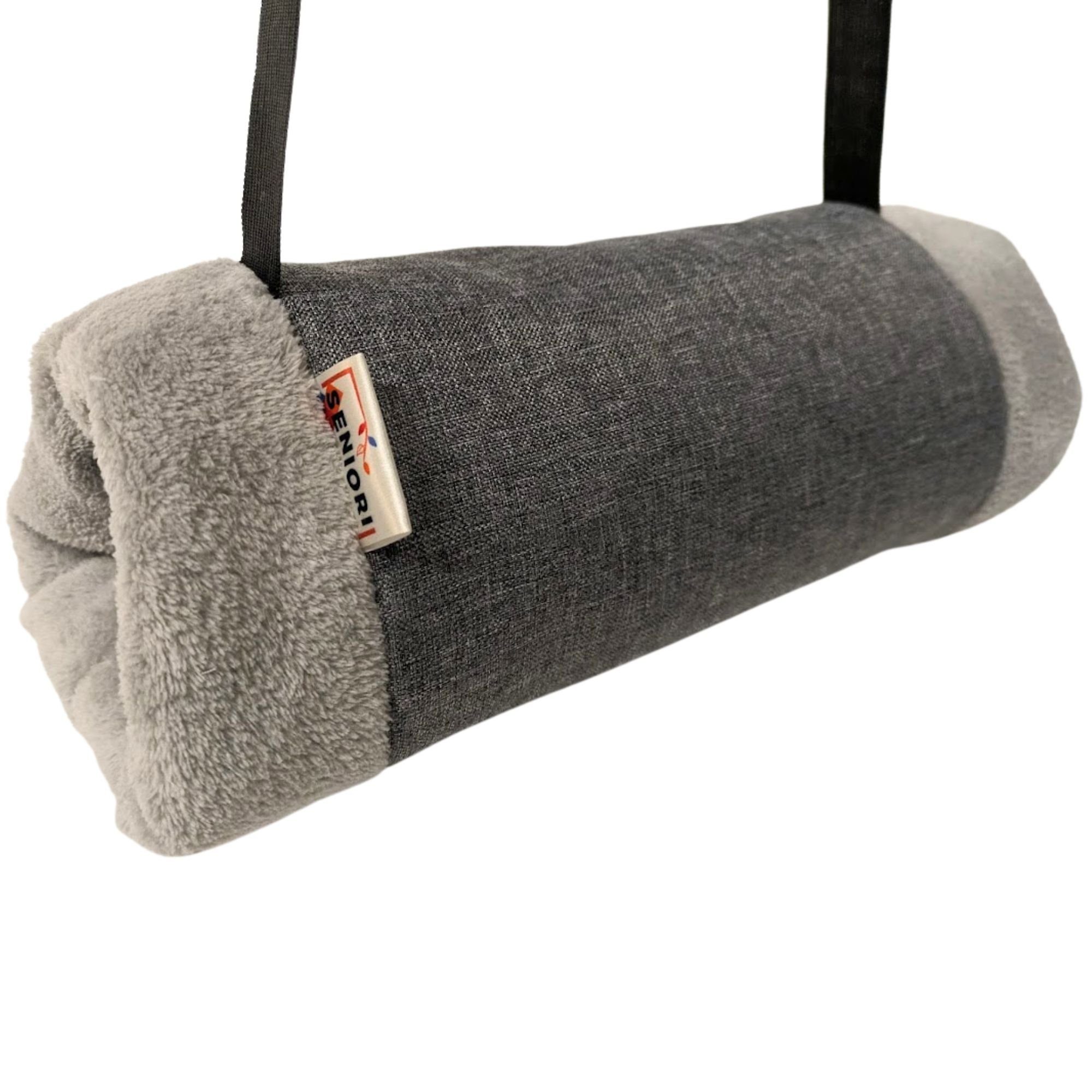 Seniori Handmuffe SENIORI Handmuff - Wärme und Komfort für ROLLSTUHLFAHRER, SR2 Grau + Polar