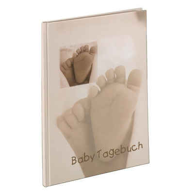 Hama Tagebuch Baby Tagebuch für Mädchen und Jungen "Baby Feel", 44 Seiten