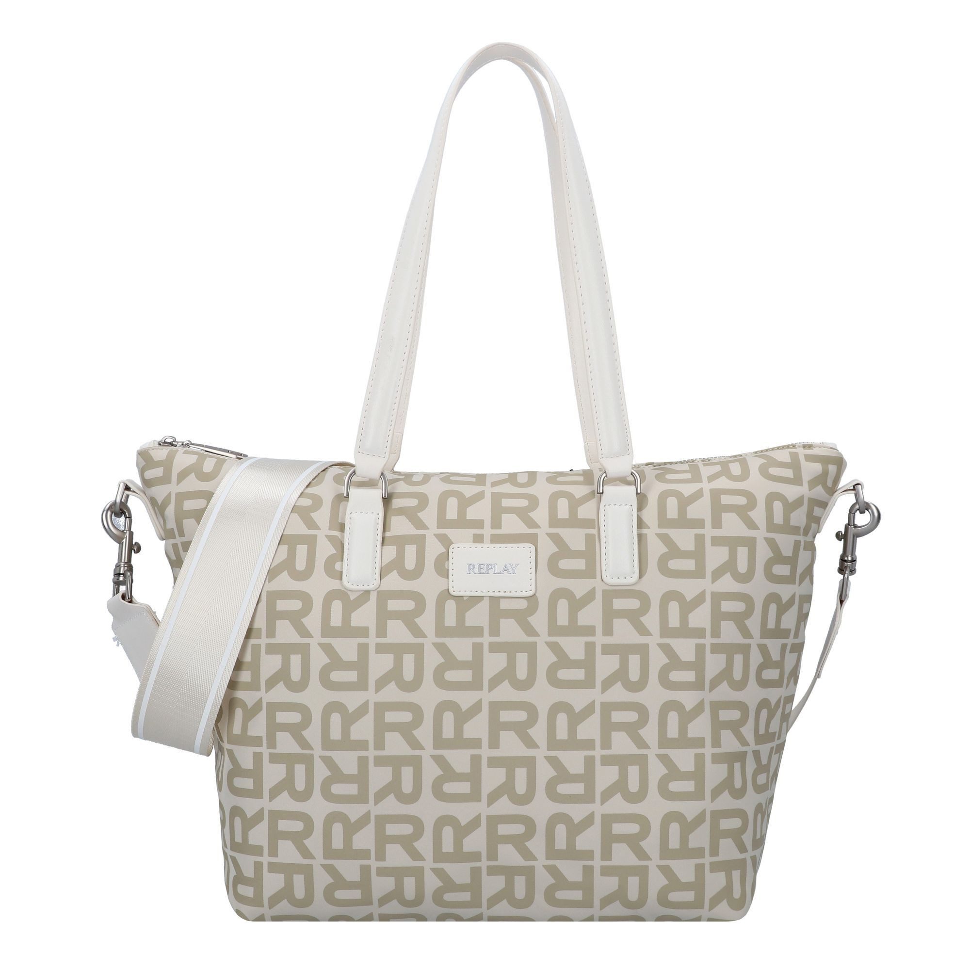 Replay Schultertasche, Polyurethan, Polyester