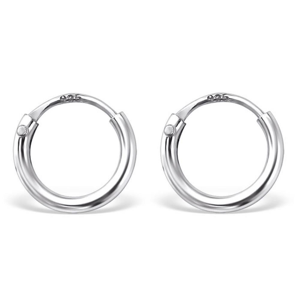 Creolen-Set Silber - Creolen klassisch aus 925 Silber Damen