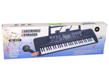 LEAN Toys Spielzeug-Musikinstrument Keyboard MQ-6159 Bluetooth Mikrofon MP3 Tasten Spielzeug Sounds Lieder