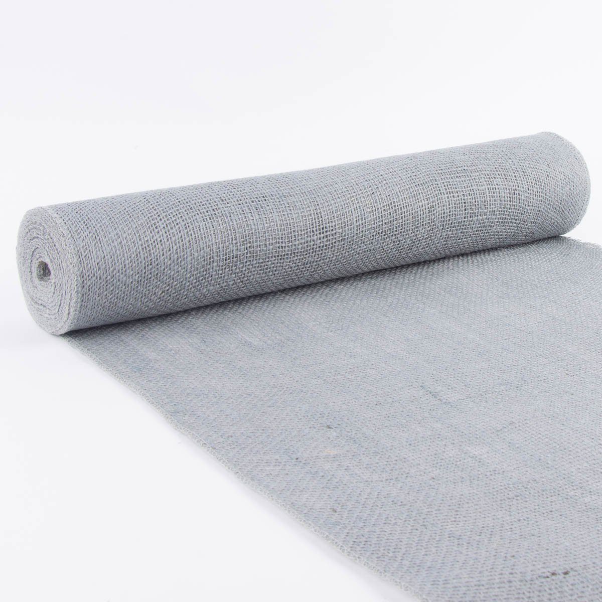 Stoff Jutestoff Jute Dekostoff Sackleinen Rupfen 0,5x grau 9,1m, pflegeleicht