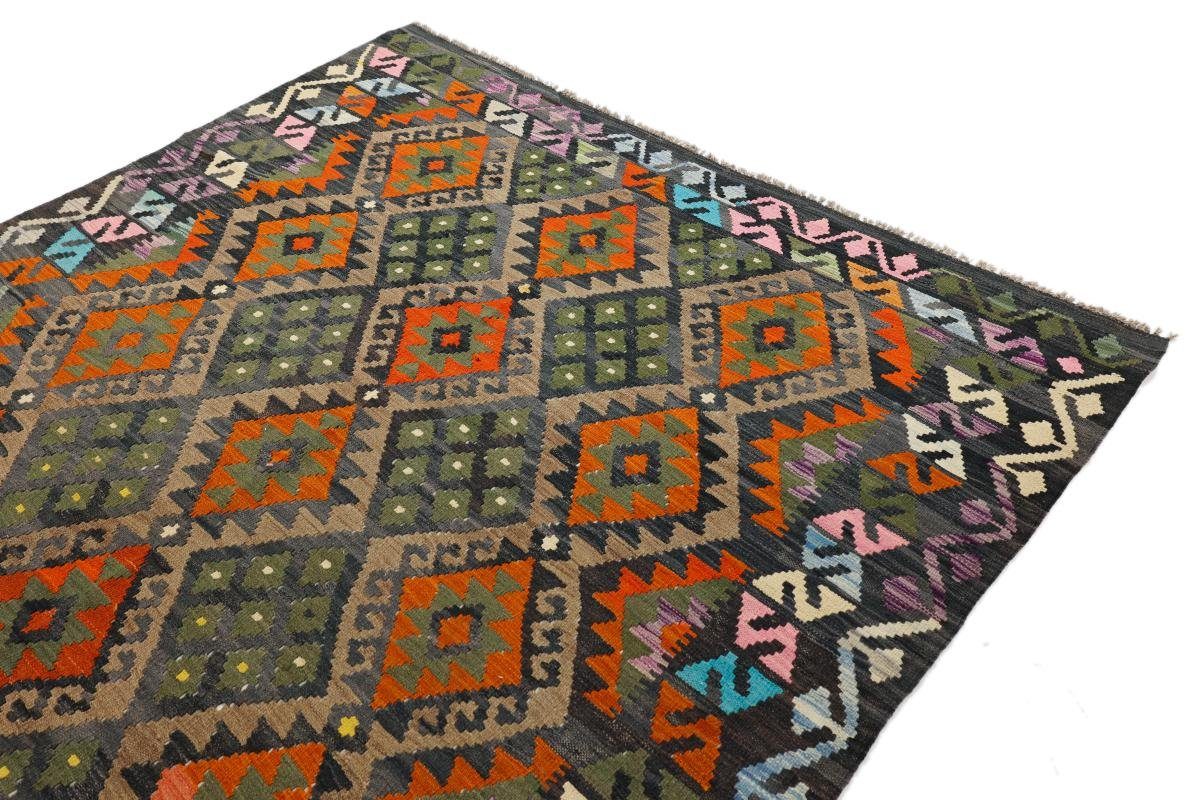 Orientteppich Kelim Afghan Orientteppich, Handgewebter Moderner Höhe: Heritage mm rechteckig, 186x256 Trading, 3 Nain