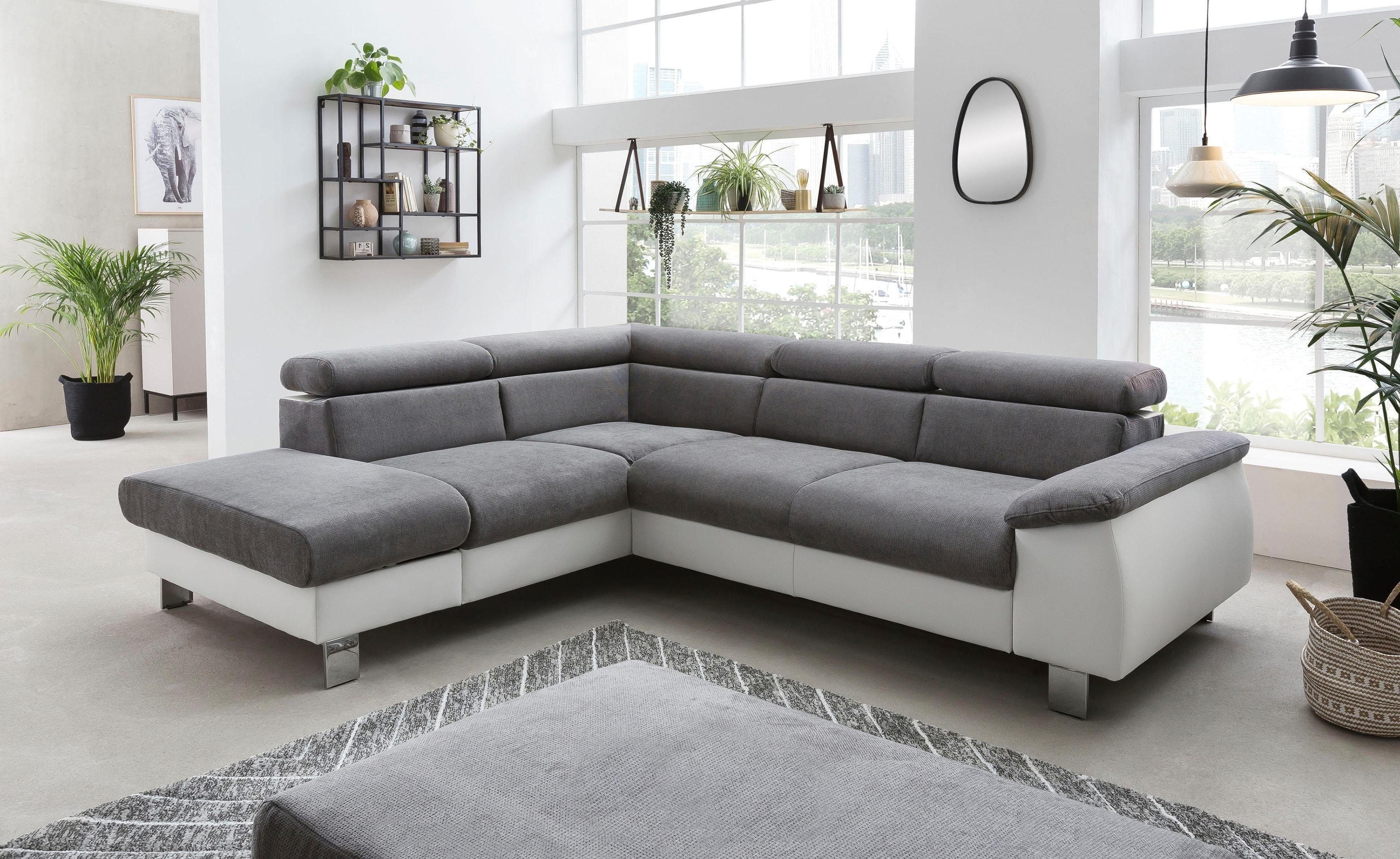 COTTA Polstergarnitur Komaris L-Form, (Set), Set bestehend aus: Ecksofa mit günstig online kaufen