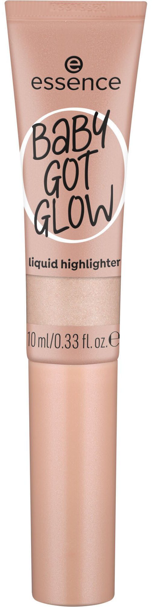 Essence Highlighter BABY GOT GLOW liquid highlighter, 3er Pack, mit Sponge-Applikator