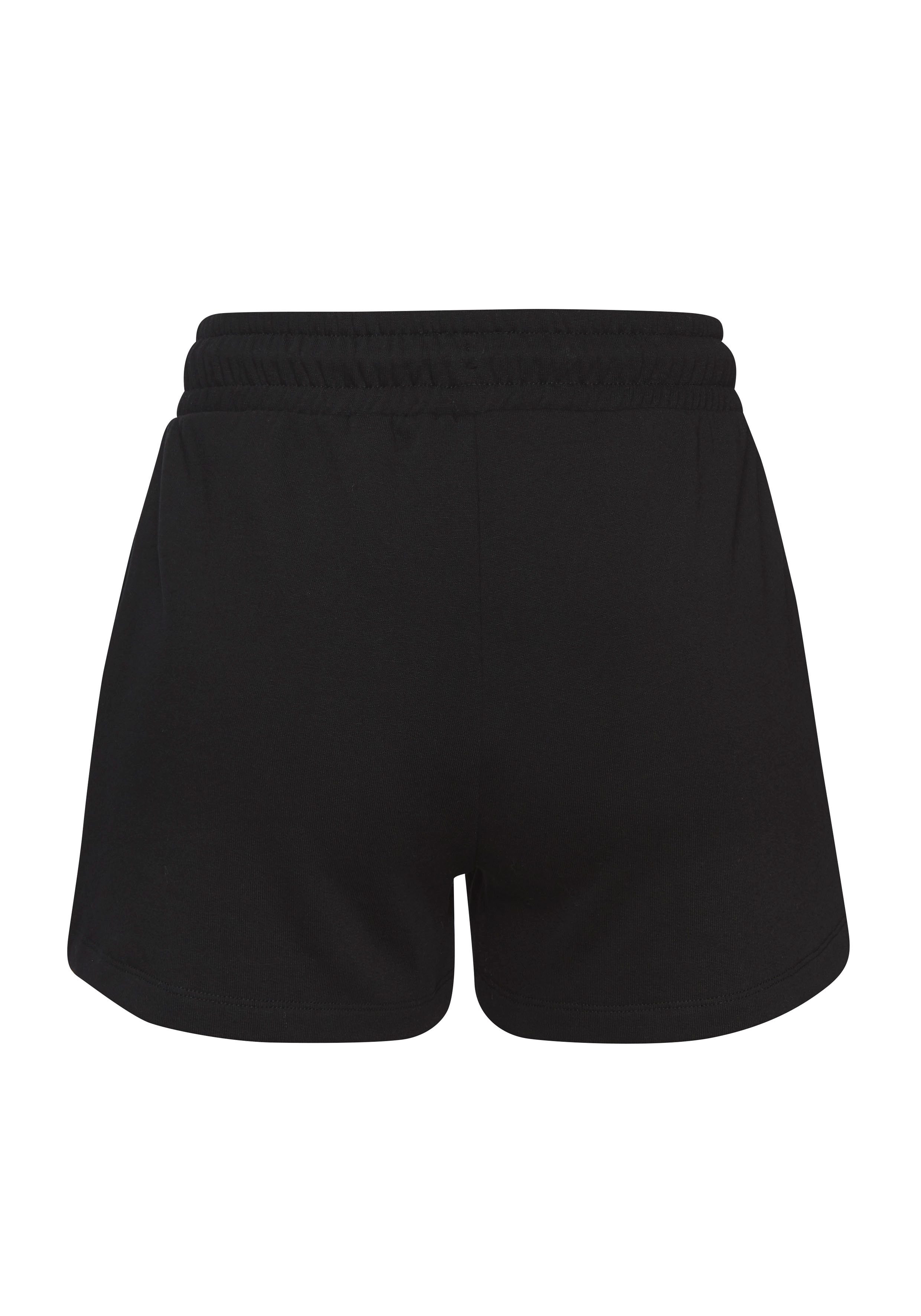 Buffalo Sweatshorts Loungeshorts mit seitlichen Taschen und kleinem Print, Loungewear