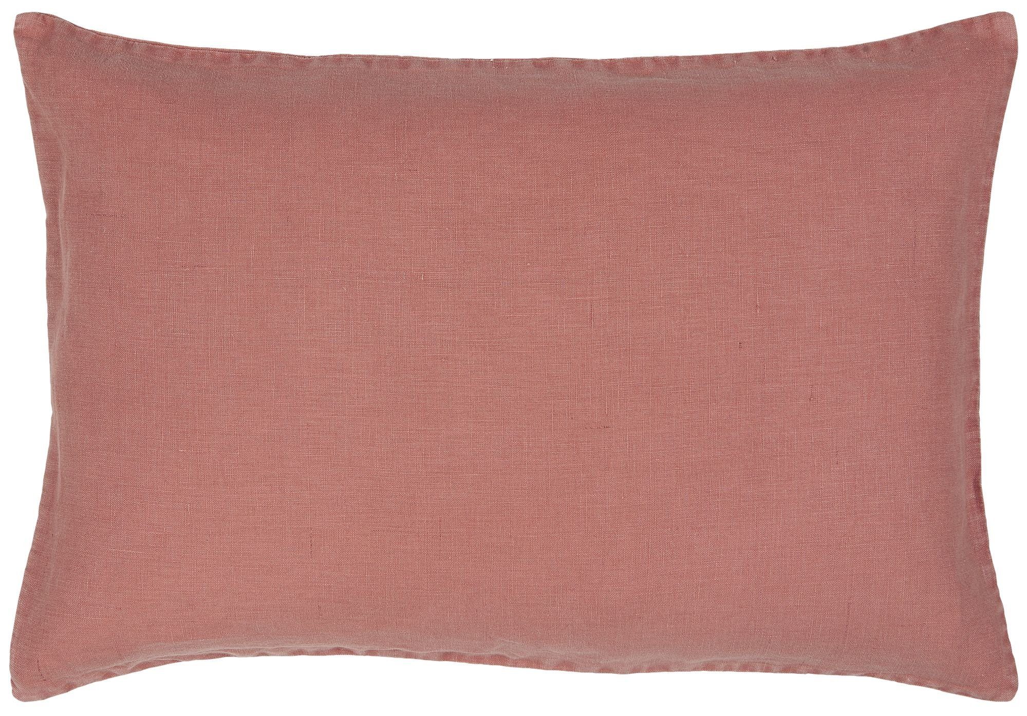 Ib rose Laursen Ib Rose 6201-37 Laursen Rot Kissenhülle Leinen Kissenhülle faded Kissenbezug 60x40cm