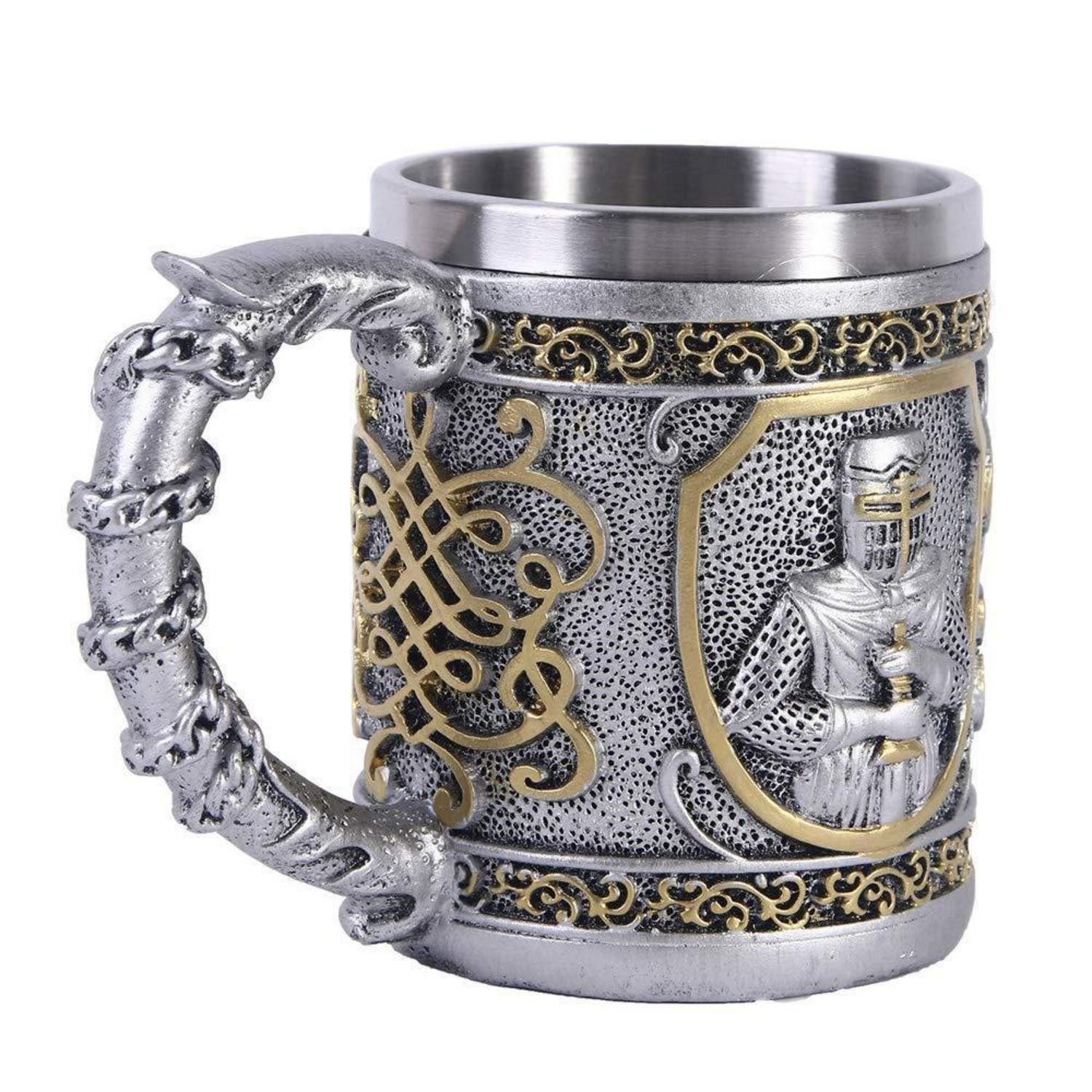 LuxusKollektion Becher Tempelritter Becher 340ml, Metall