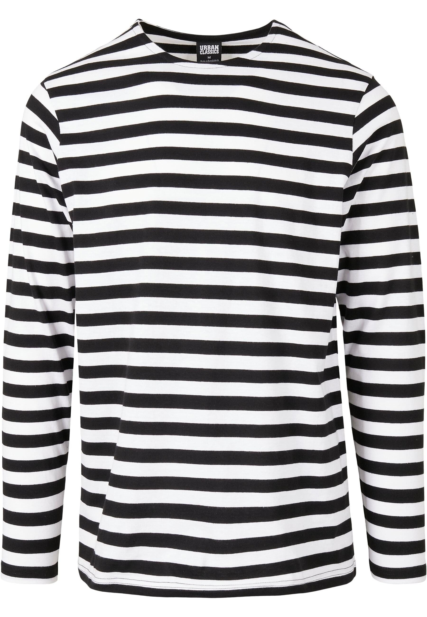 URBAN CLASSICS Langarmshirt Urban Classics Herren Regular Stripe LS (1-tlg)