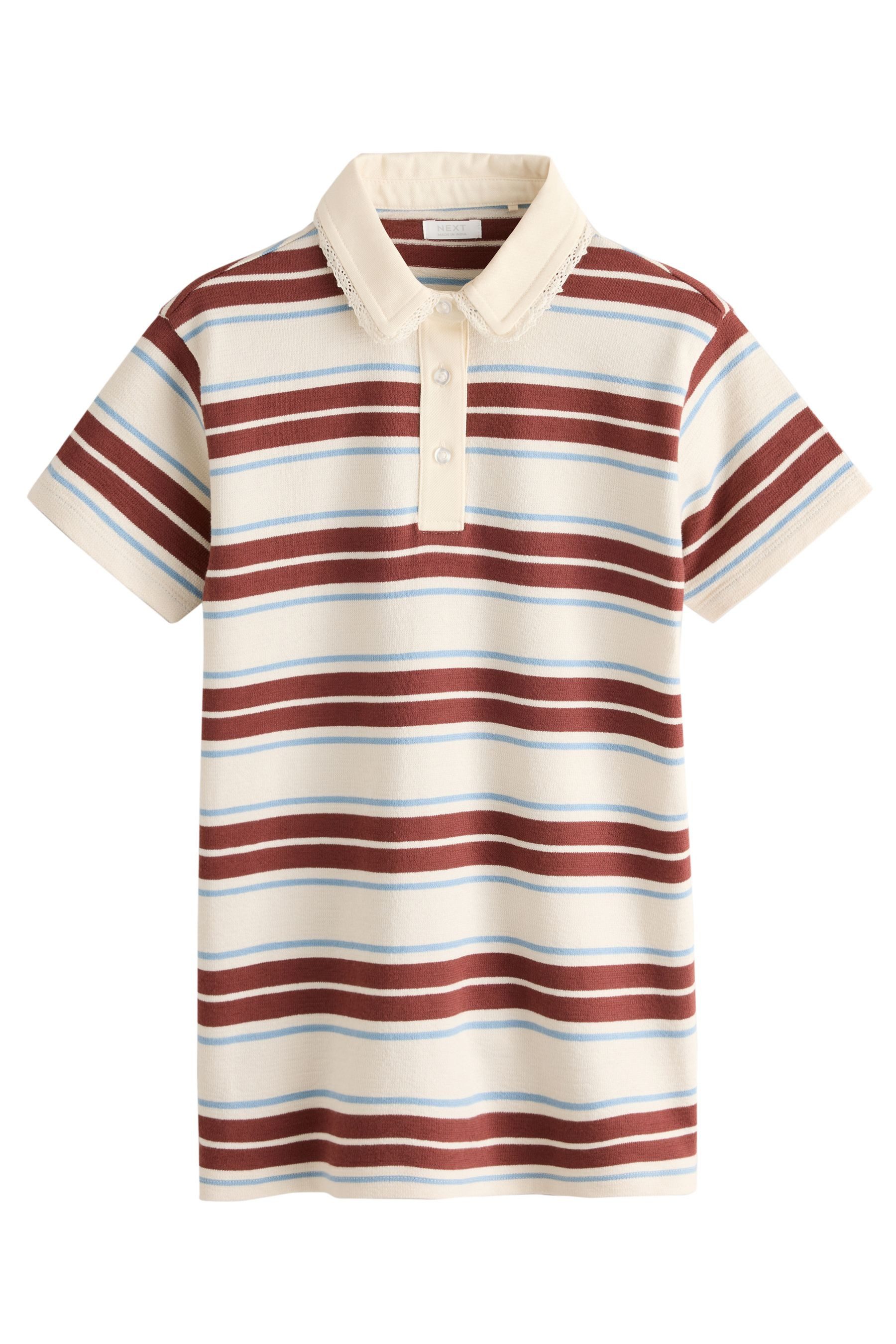 Next Shirtkleid Kurzärmliges Rugby-Kleid (1-tlg)