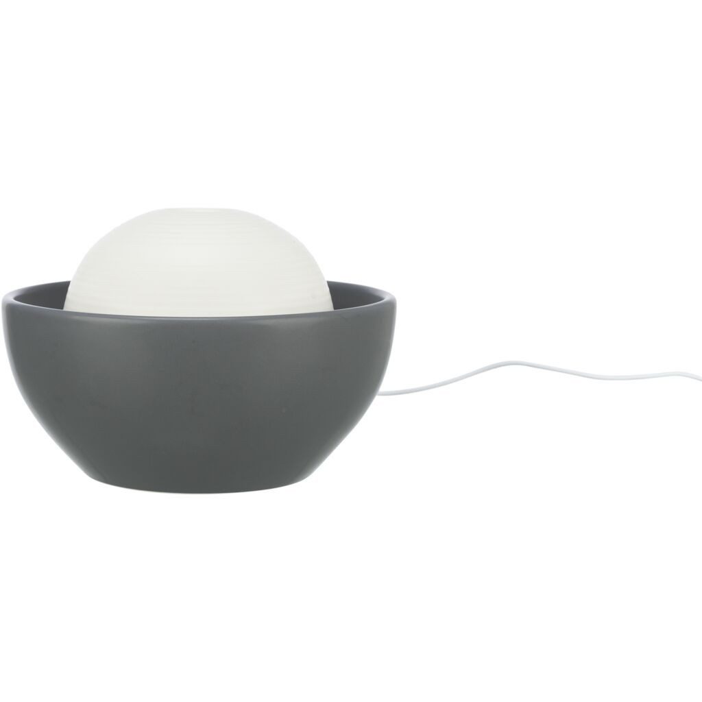 TRIXIE Trinkbrunnen Trinkbrunnen Vital Dome - grau/weiß - 1,5 l/20 × 10 × 20 cm