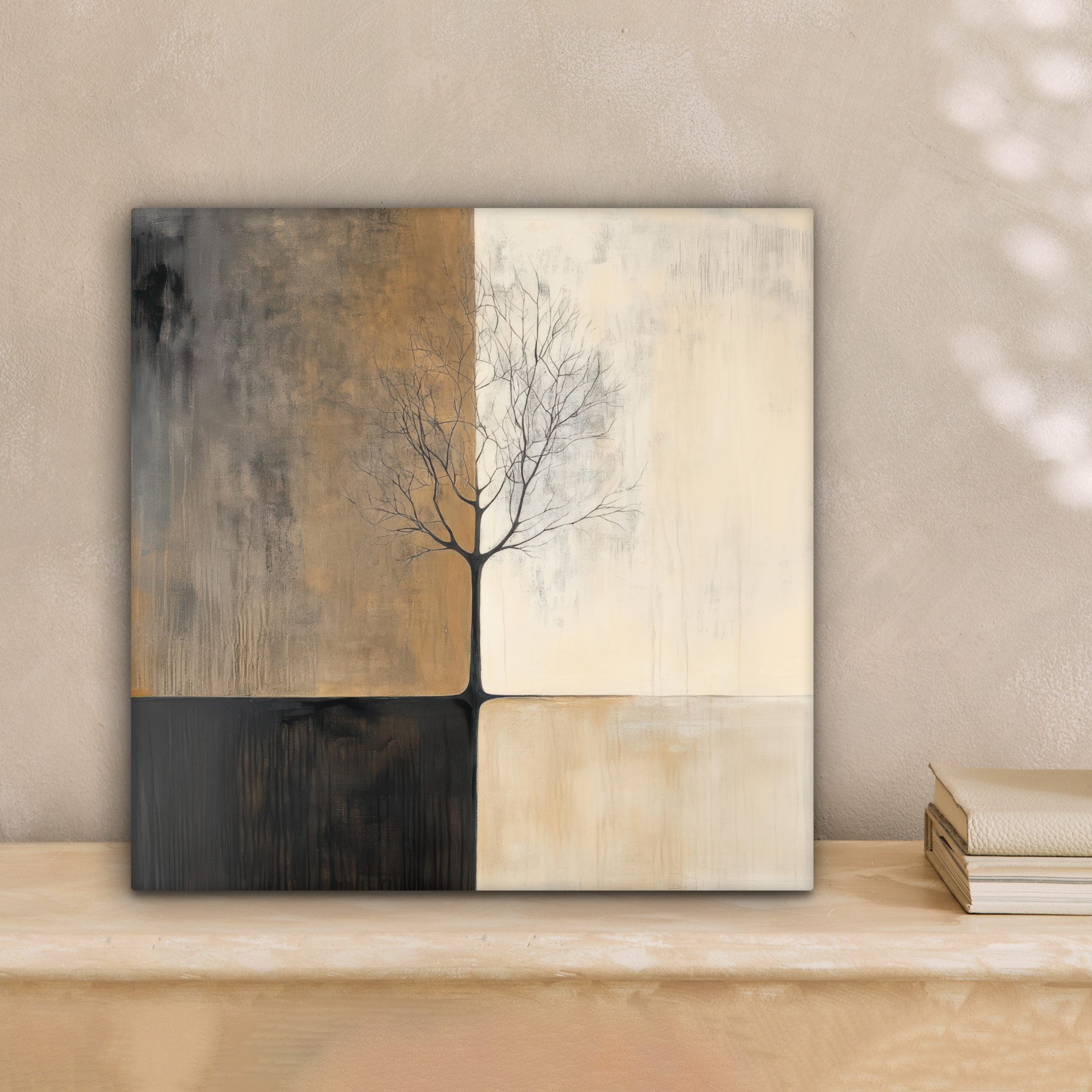 OneMillionCanvasses® Leinwandbild Baum - Ebenen - Äste - Farbverlauf, Fotod günstig online kaufen