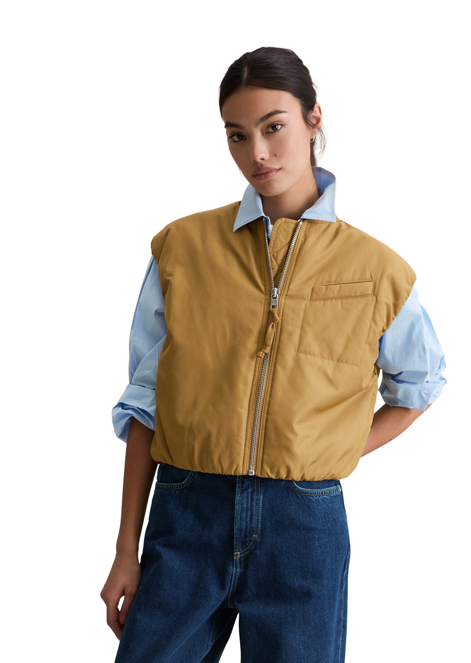 Marc O'Polo DENIM Steppweste aus recyceltem Polyester