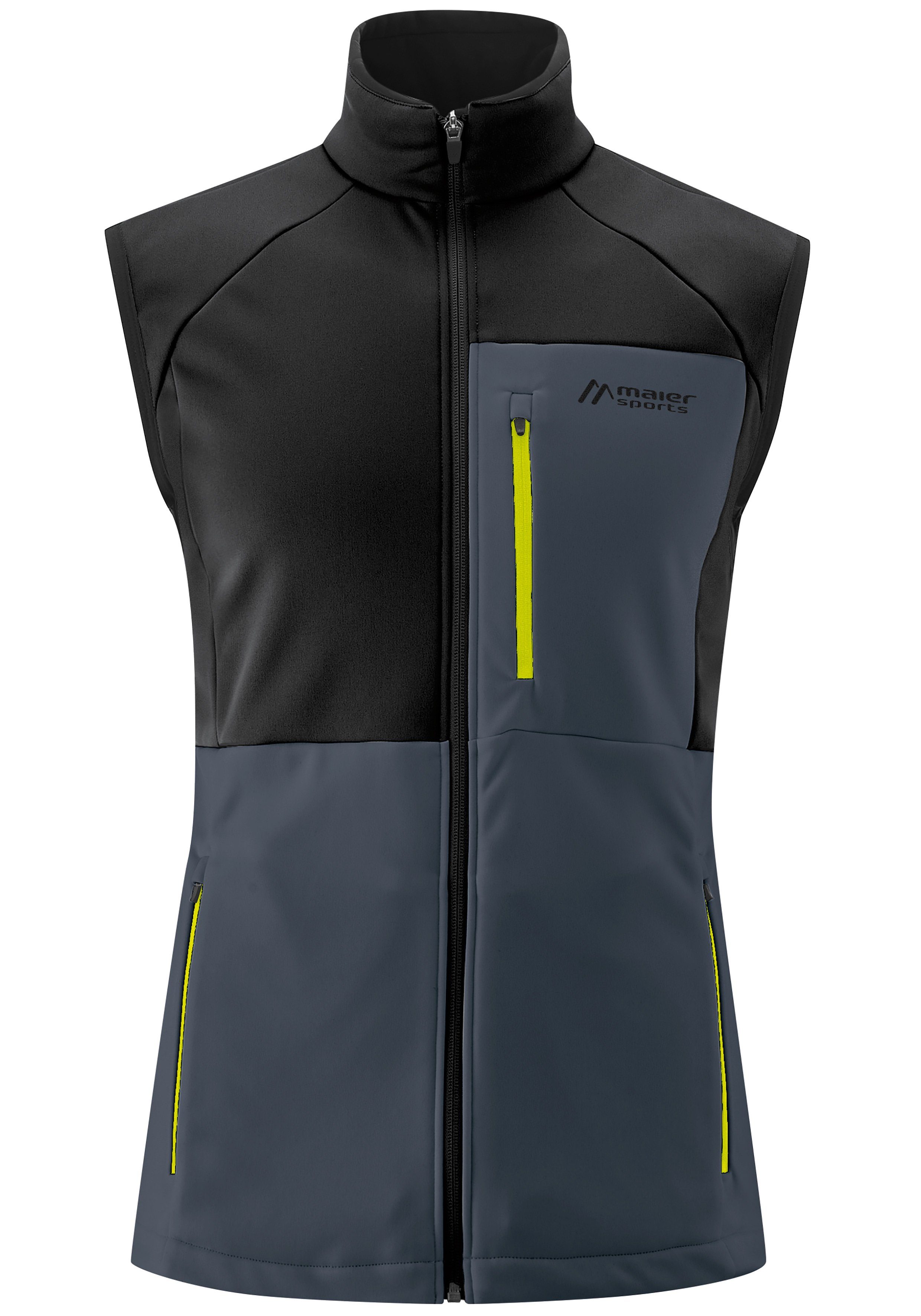 Maier Sports Softshellweste Venabu Vest W Softshell-Weste für Herren für Ausflüge in die Natur