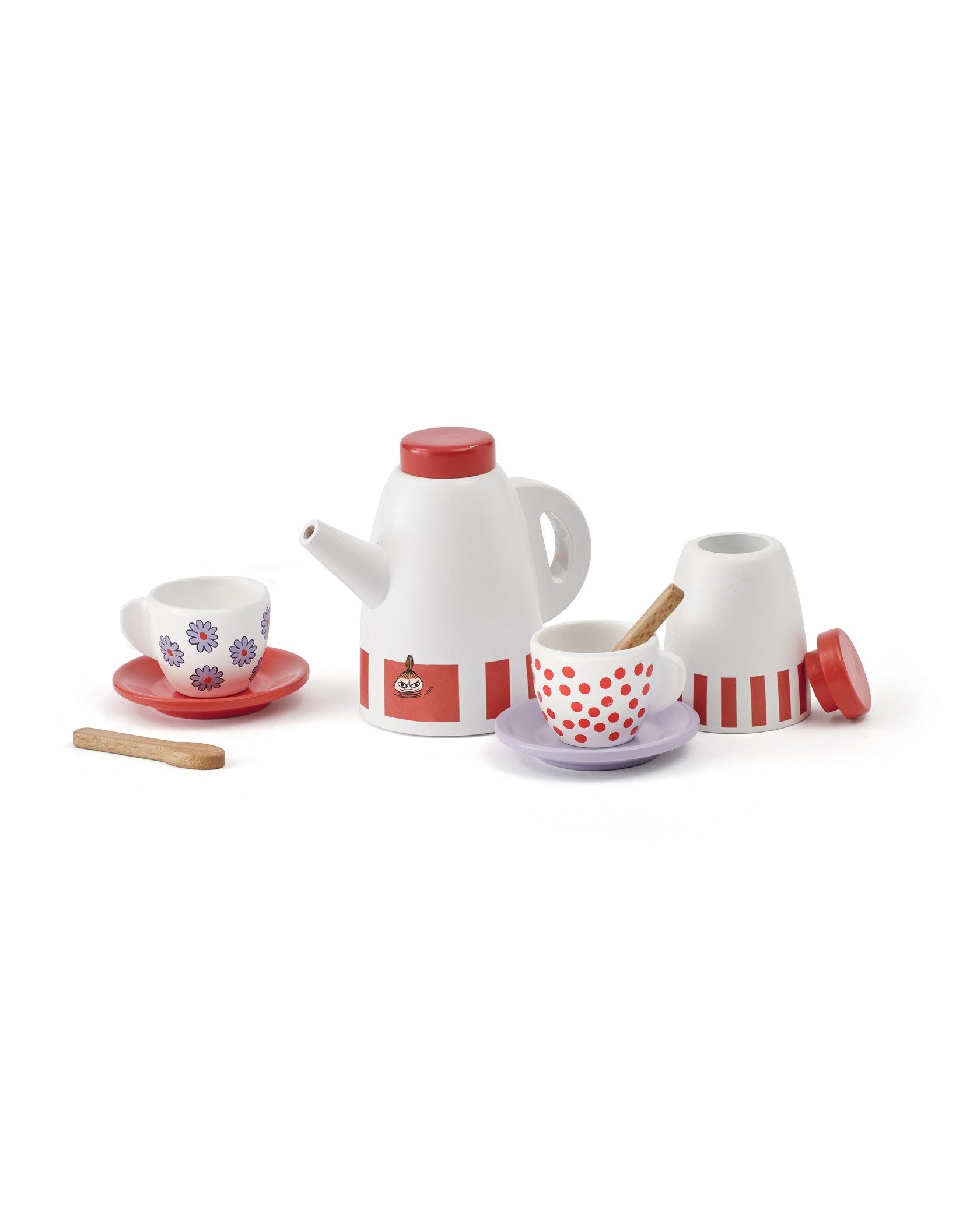 Kids Concept Kinder-Küchenset Kids Concept Kaffeeservice Mumin ab 2 Jahre, (8-tlg., Die Mumins)