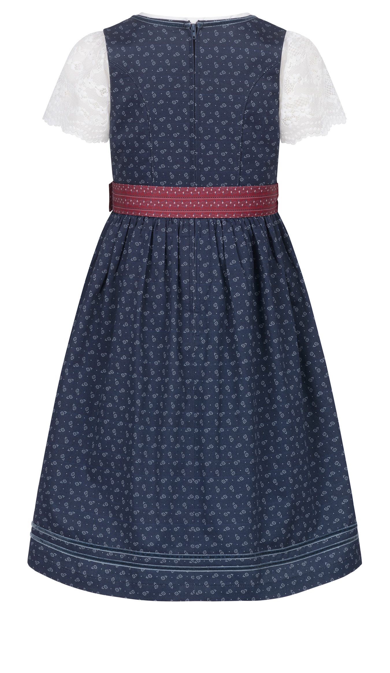 Nübler Dirndl Kinderdirndl Gesr in Dunkelblau von Nübler - Rocklänge knielang