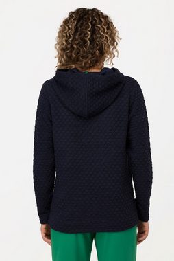 Gina Laura Sweatshirt Hoodie gesteppter Sweater Kapuze Langarm