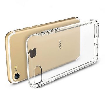 CoolGadget Handyhülle Transparent Ultra Slim Case für Apple iPhone 7/8 SE 2020 2022 4,7 Zoll, Silikon Hülle Dünne Schutzhülle für iPhone SE 2, SE 3, iPhone 7 / 8