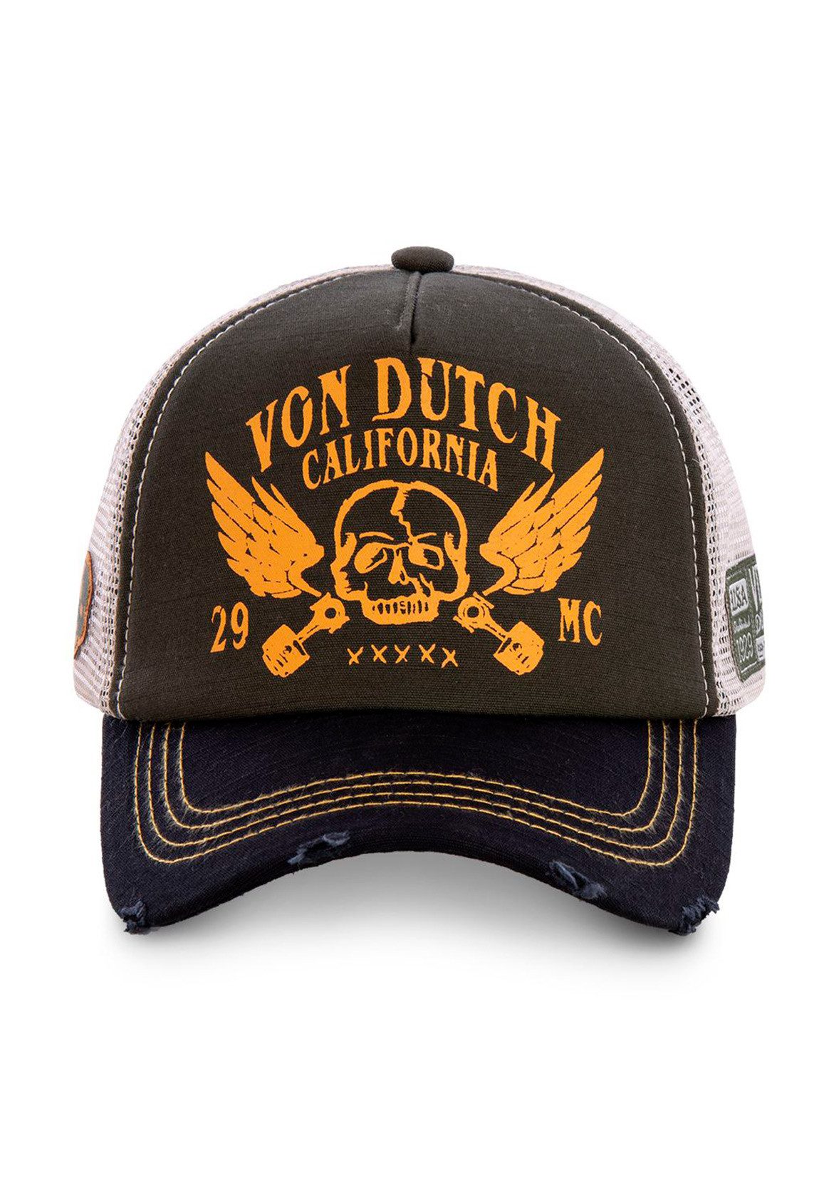 Von Dutch Trucker Cap Von Dutch Trucker Cap CAS1 CREW5 Oliv Khaki Beige günstig online kaufen