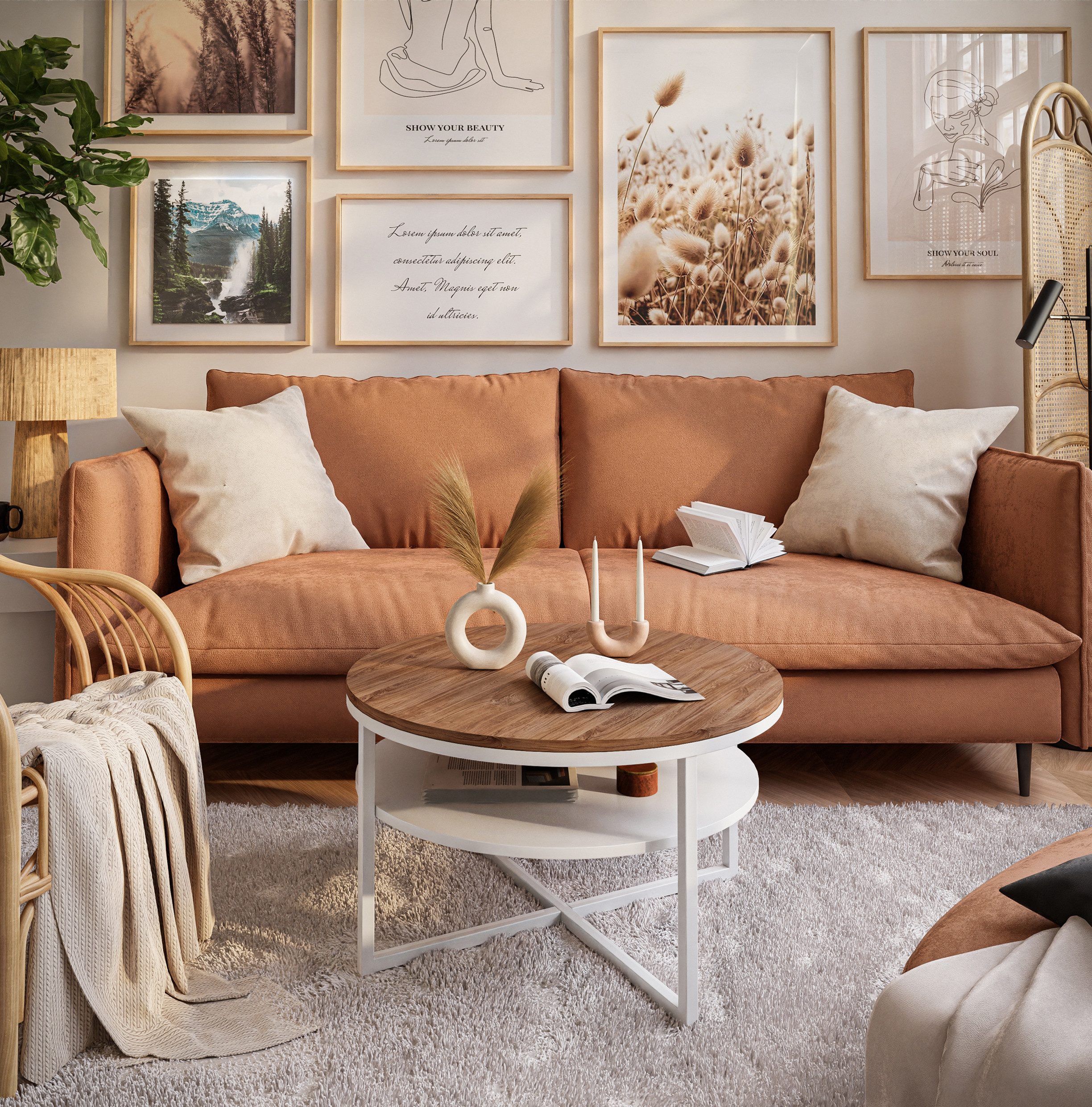 Lookway Couchtisch CIRI-X LOFT mit Ablage günstig online kaufen
