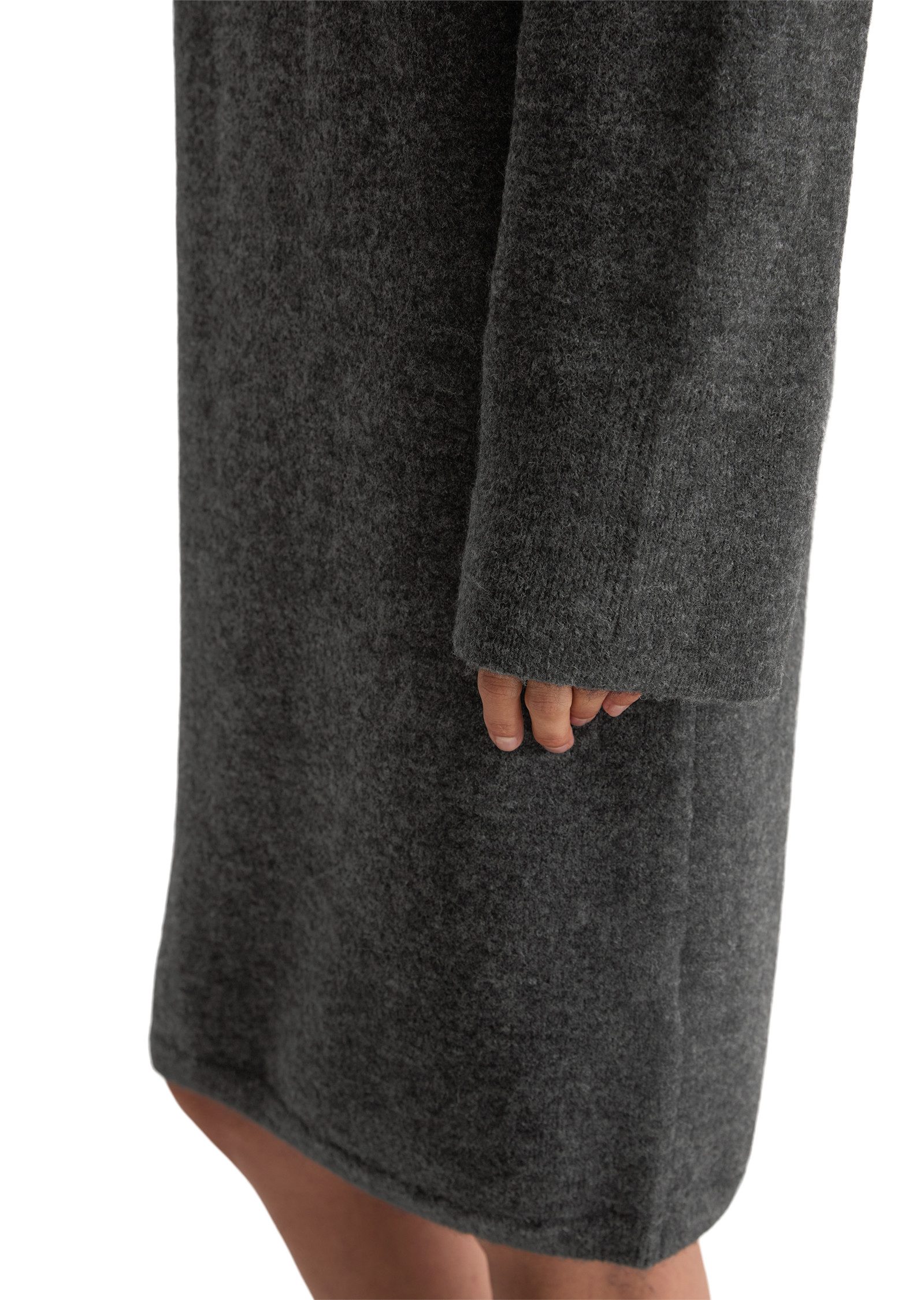 Marc O'Polo Strickkleid Rundhalsausschnitt, Relaxed Fit, Wollmischung
