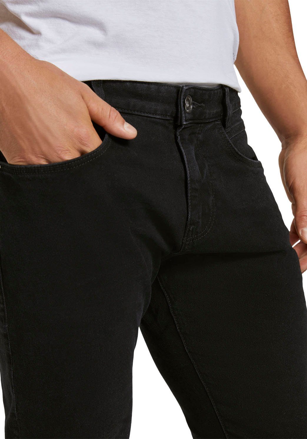 Herren Jeans TOM TAILOR Slim-fit-Jeans TROY unifarben