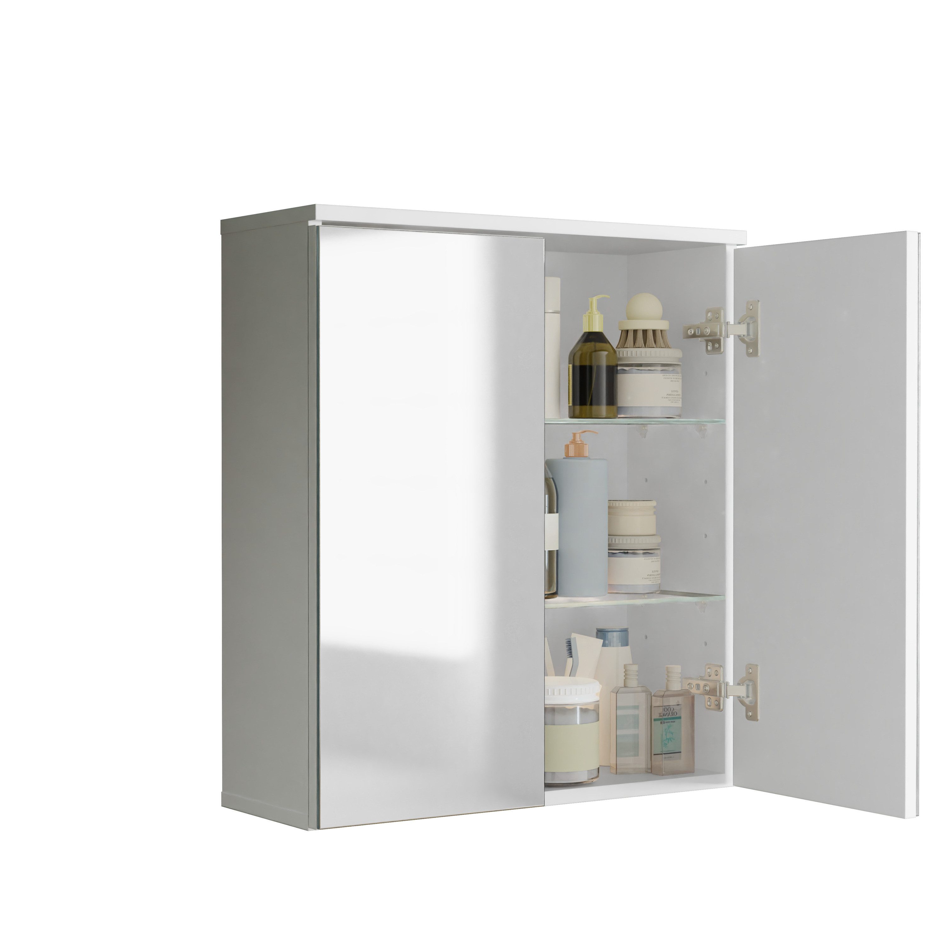 VCM Spiegelschrank Spiegelschrank Bad Spiegel Nilari