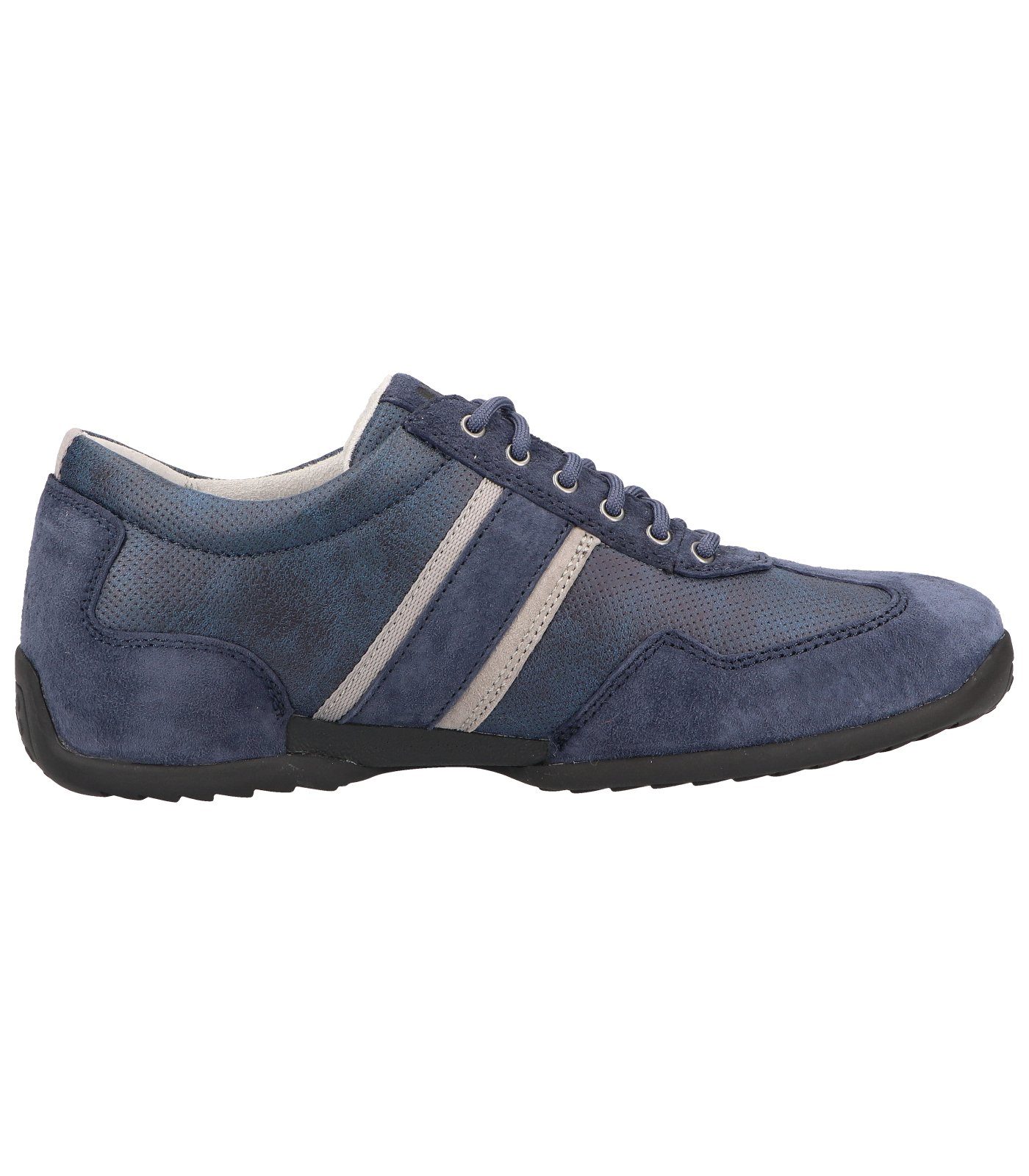 Veloursleder/Synthetik Sneaker Blau Gabor Pius Grau Sneaker