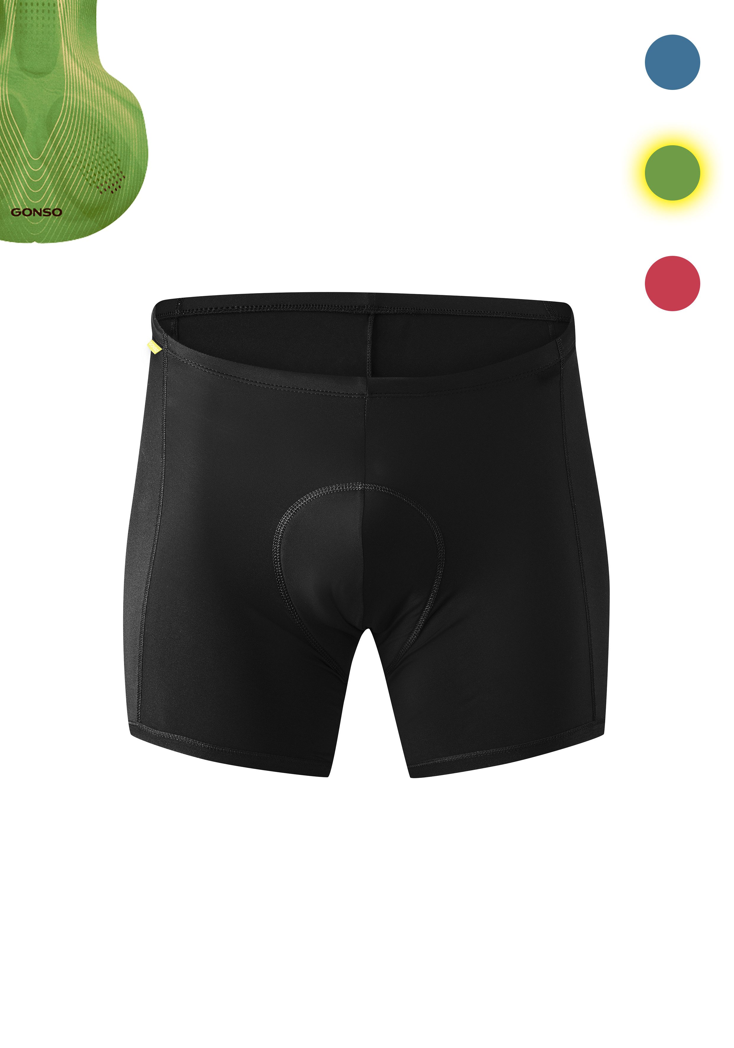 Gonso Fahrradhose Sitivo U M Herren Fahrradunterhose, Radhose mit speziellem Sitzpolster, Tight Fit
