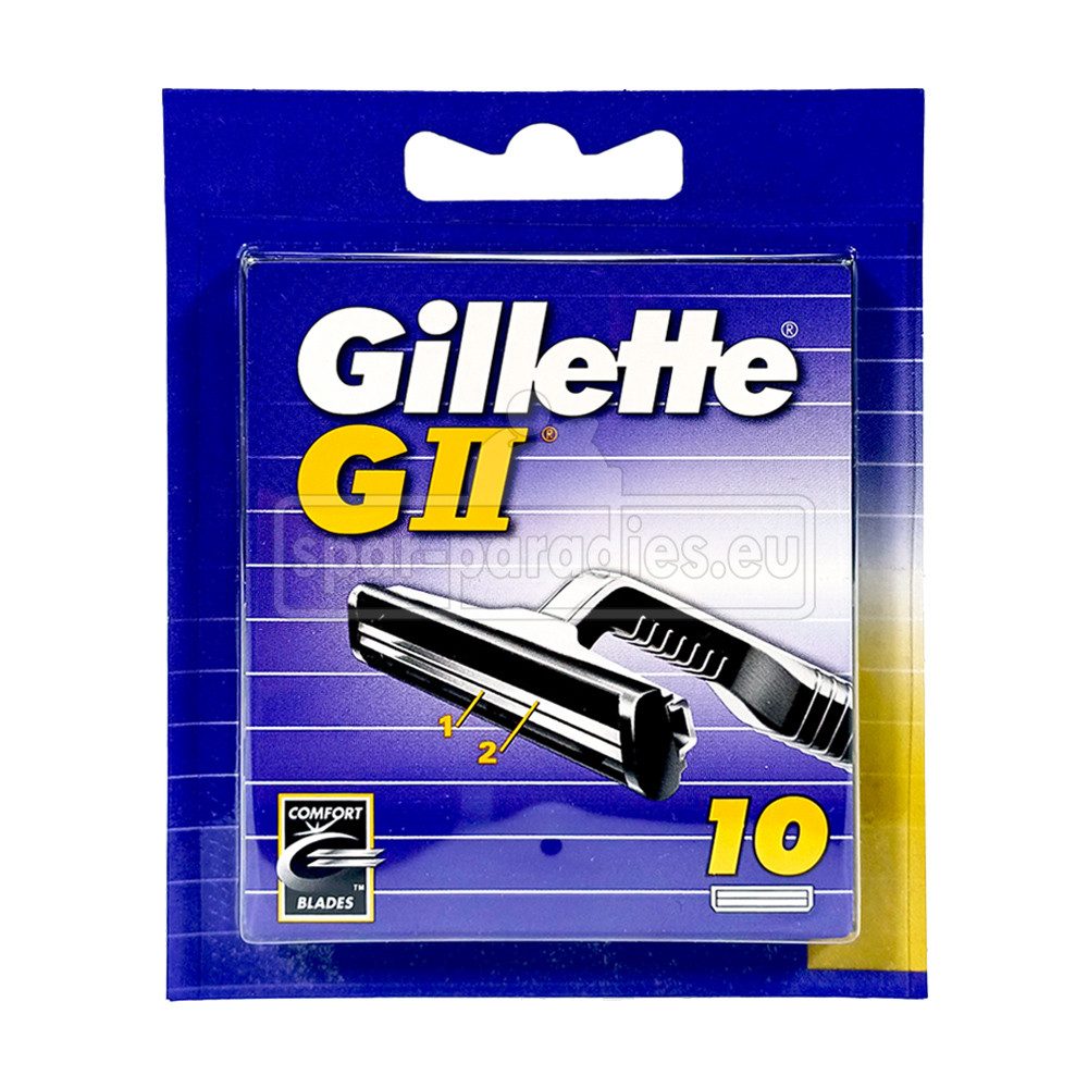 Gillette Rasierklingen Gillette GII Rasierklingen, 10er Pack