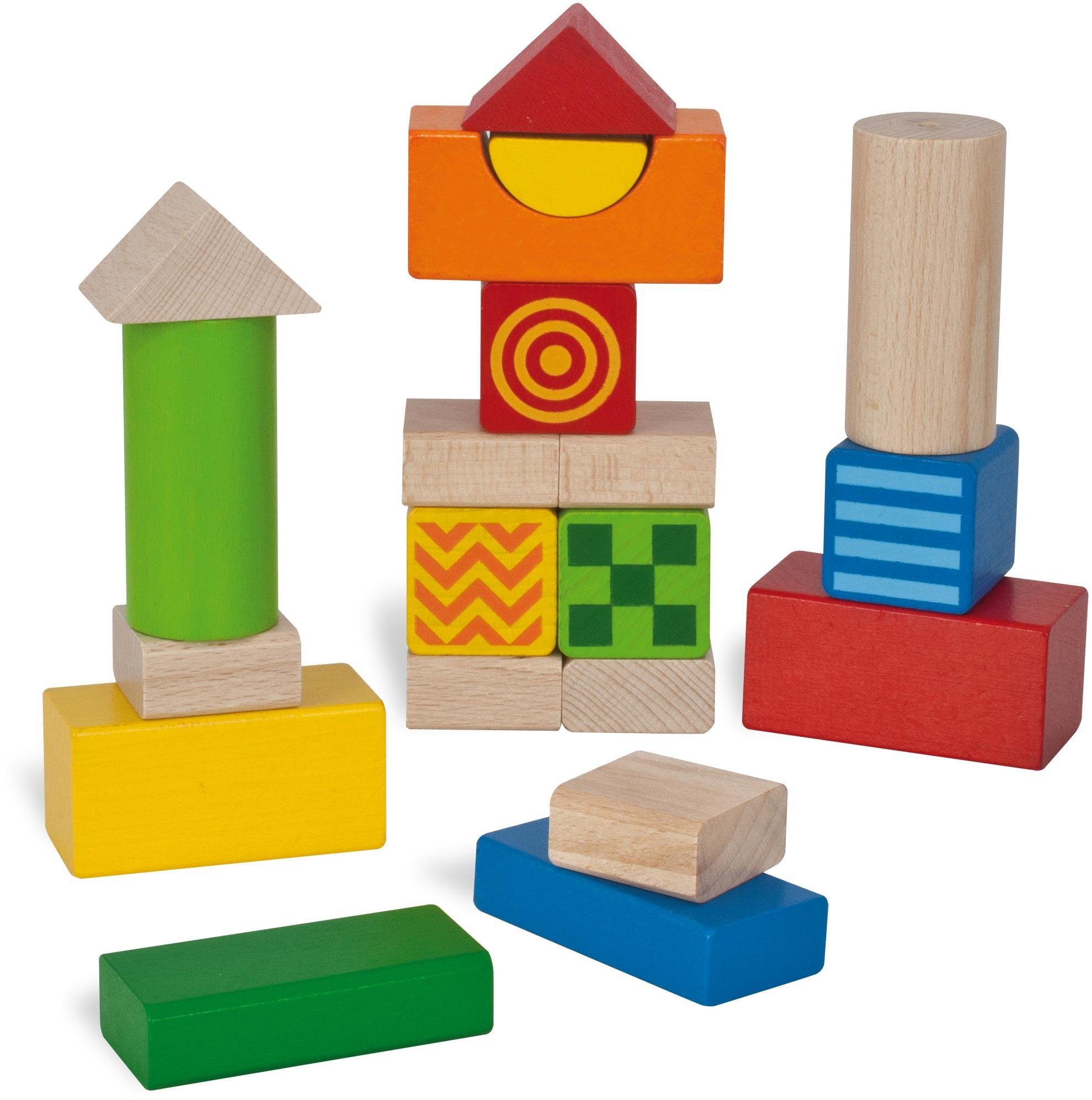 Eichhorn Baby Fühl- und Klangbausteine Spielbausteine, (20 St), Made in Germany