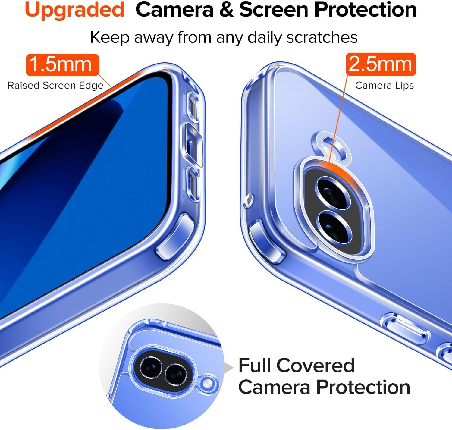 MSM Protech Handyhülle Hülle + 2X Schutzglas für Google Pixel 10A Panzerfolie Full Case Klar – Bild 2 von 5