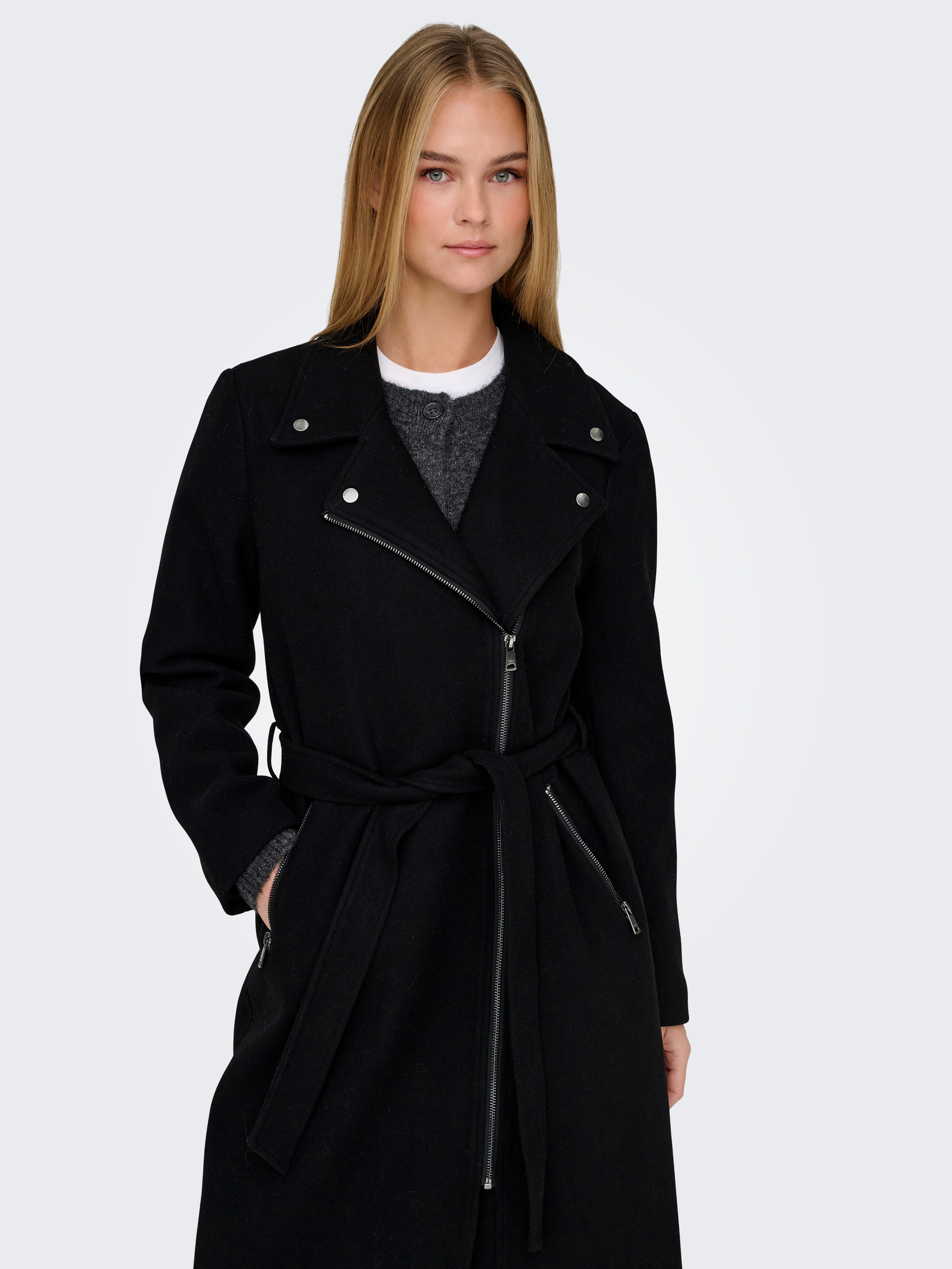 Langmantel ONLAUGUSTA LIFE BIKER COAT CC OTW