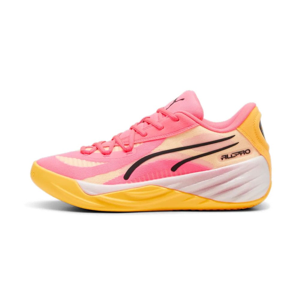PUMA Hallen-Indoorschuhe All-Pro Nitro (Basketball) orange/pink Herren Badmintonschuh