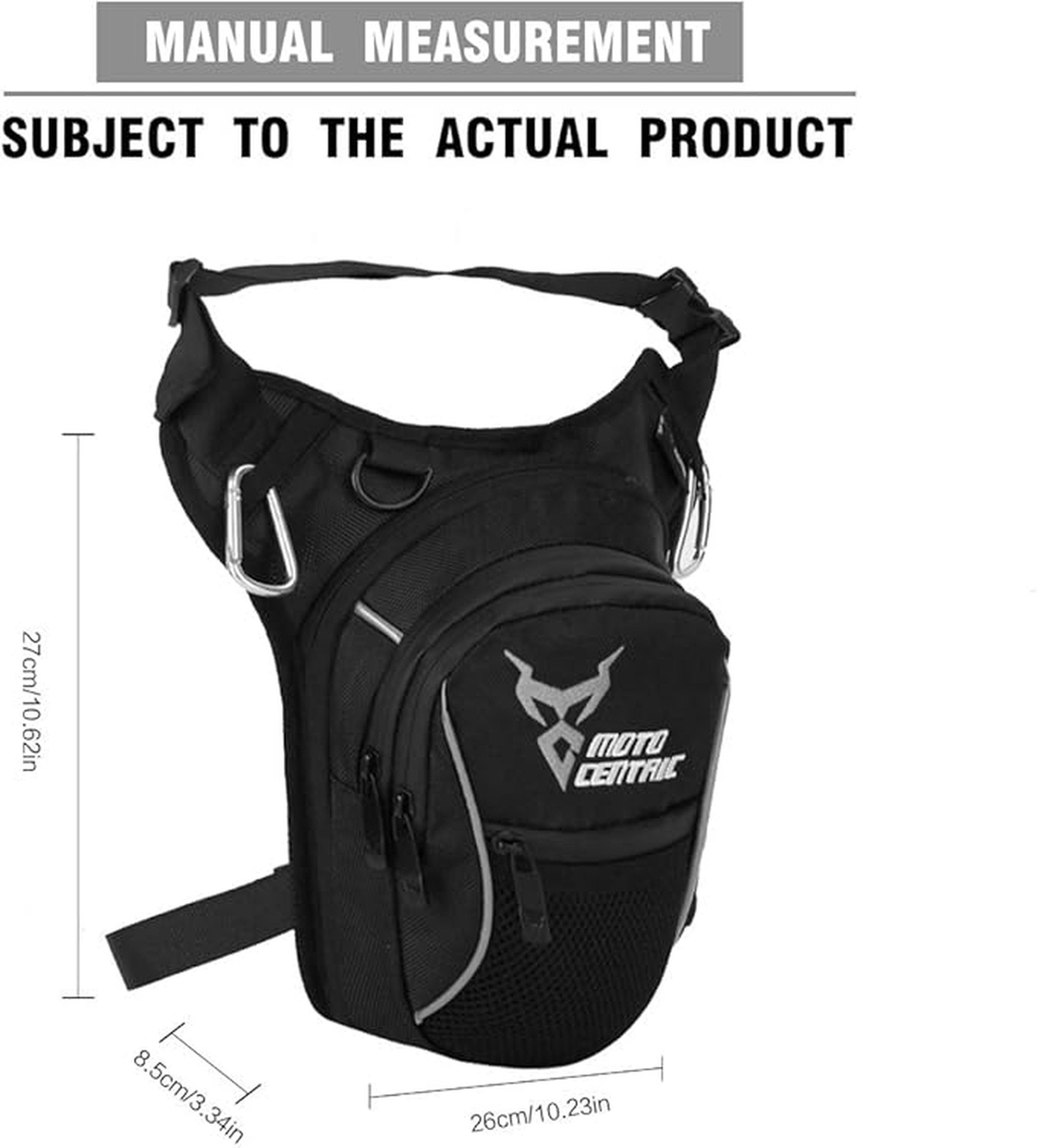 RAIKOU Beintasche Oxford Hüfttasche, Motorrad-Beintasche Oberschenkel, Gürteltasche,Taille, Bauch, Geldbörse