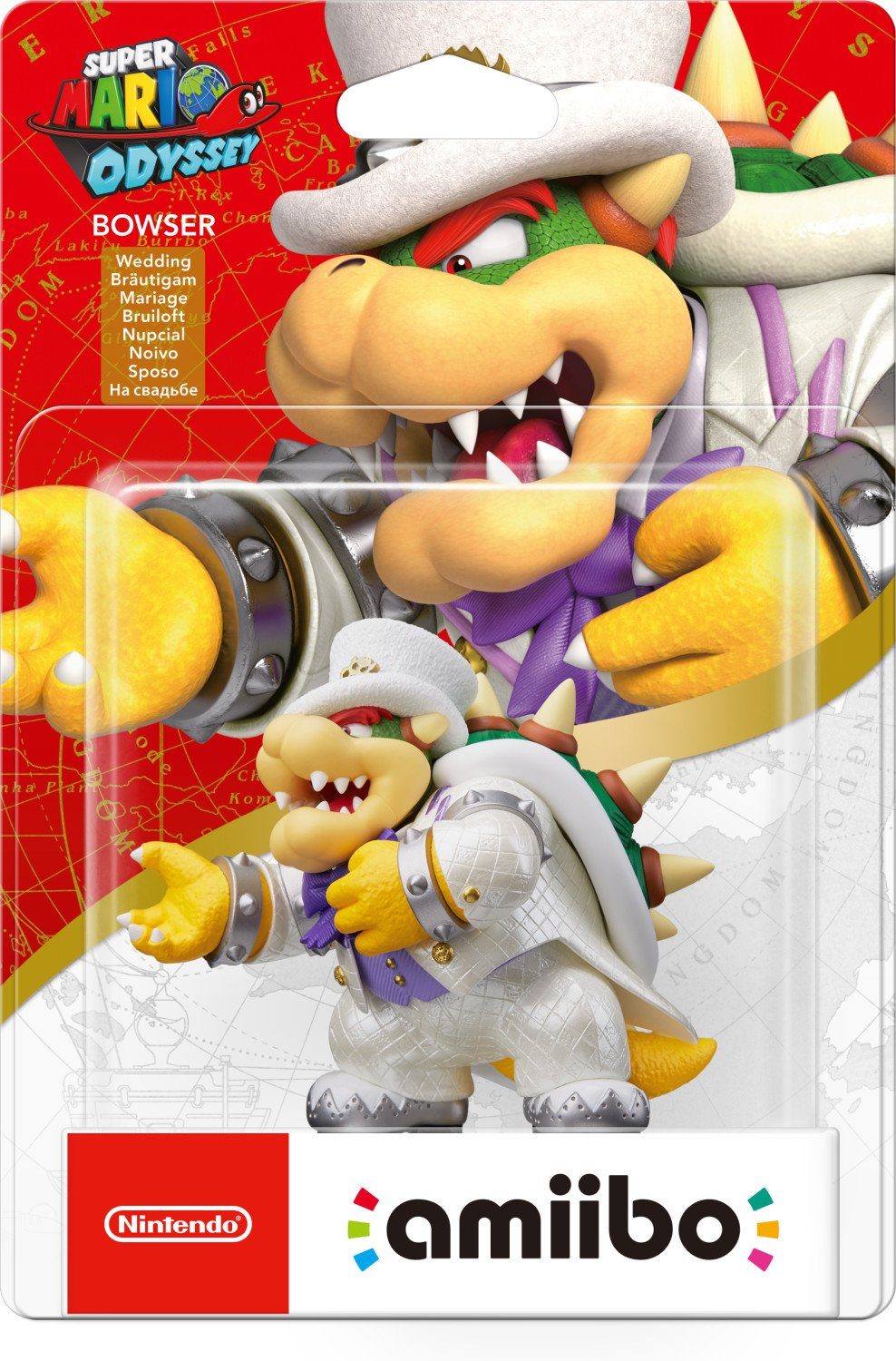 Nintendo Sammelfigur amiibo Hochzeits Bowser Super Mario Odyssey Collection Switch (amiibo Figur, 1 St., digitale Inhalte), NFC Funktion