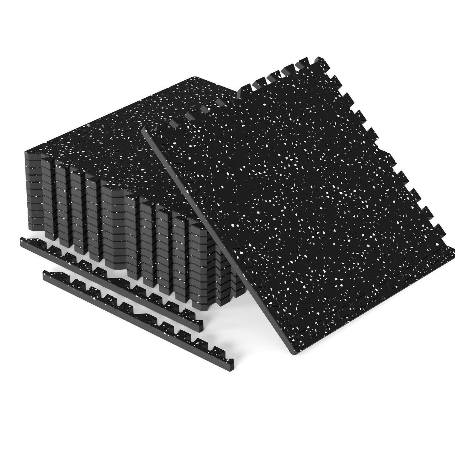 LuxusKollektion Trainingsmatte Fitnessmatte extra dick 60x60cm 24-teilig (24-St)