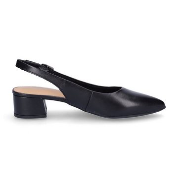 Tamaris Tamaris Damen Leder Slingpumps schwarz Pumps