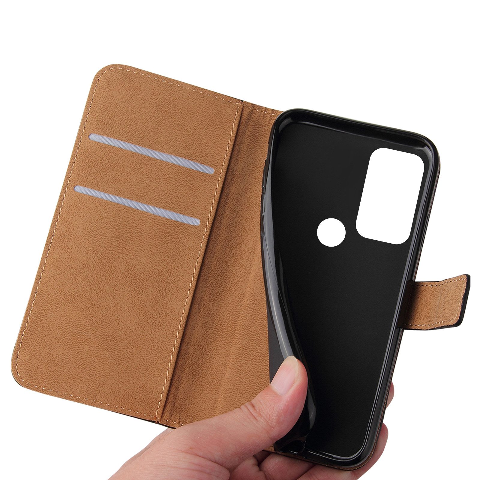 Tec-Expert Handyhülle Klapp Hülle für Motorola Moto G60S 6.8 Zoll, 6.8, Flip Case für Motorola Moto G60S
