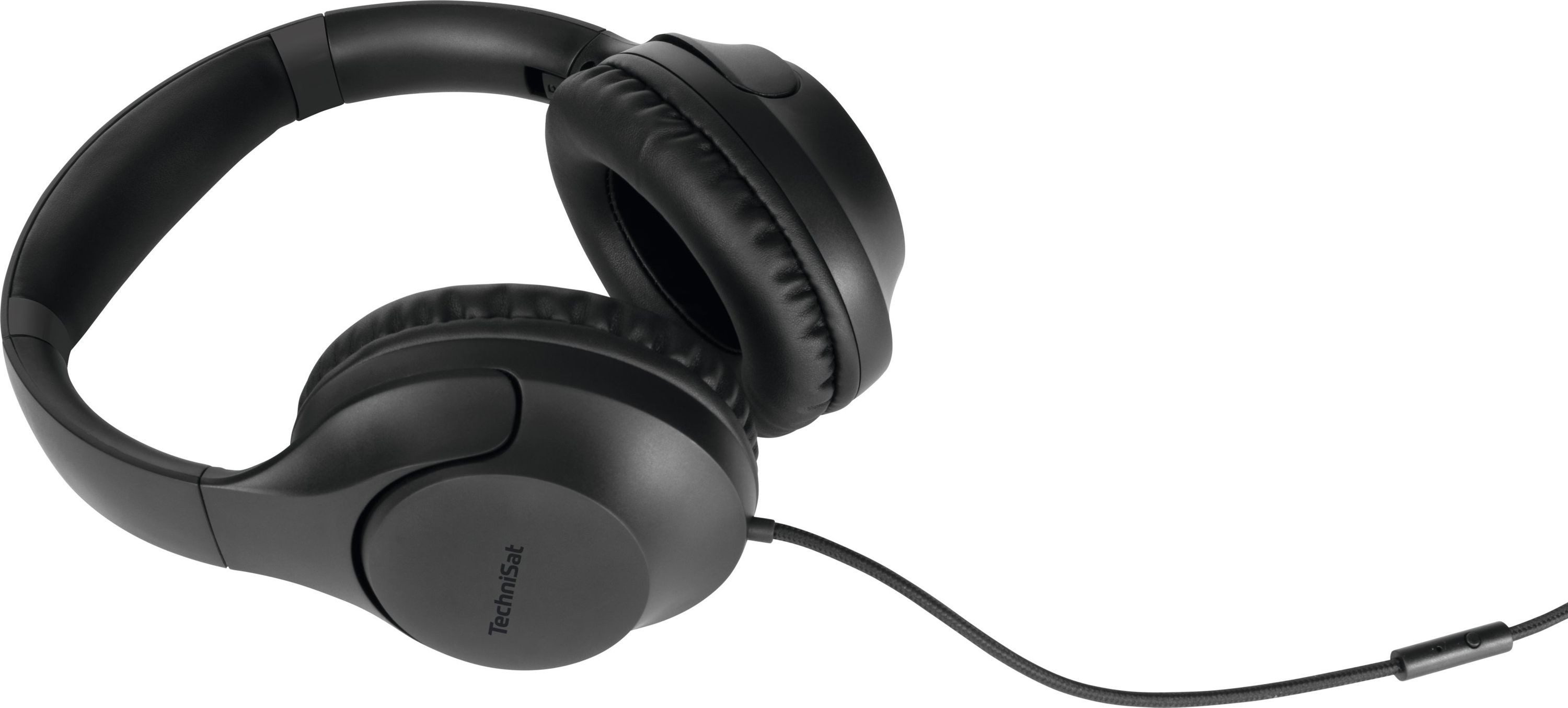 TechniSat STEREOMAN 3 Over-Ear-Kopfhörer (integriertes Mikrofon, Tastensteuerung, bequem gepolsterte Ohrmuscheln)