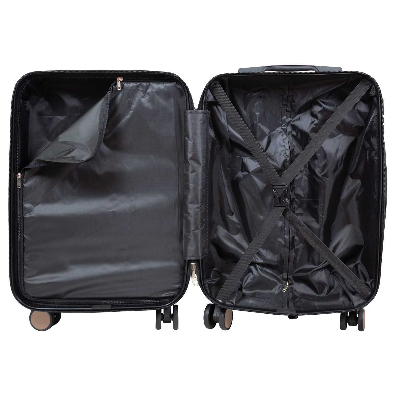 Trendyshop365 Trolleyset Kofferset 3tlg Palma24, (Hartschale, Trolleyset), ABS, robust und kratzunempfindlich