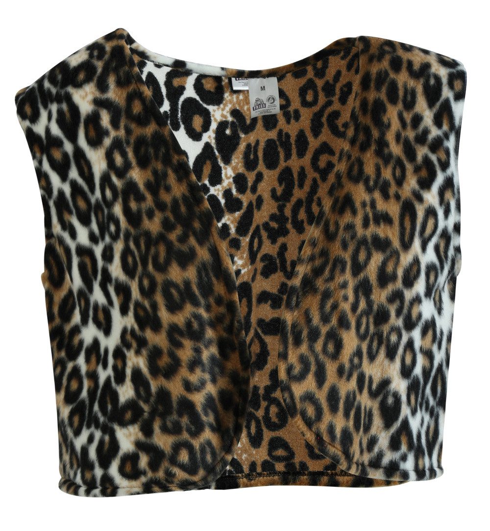 Fries Kostüm Leopardenweste Leo Weste Karneval Party Cosplay Halloween M od günstig online kaufen